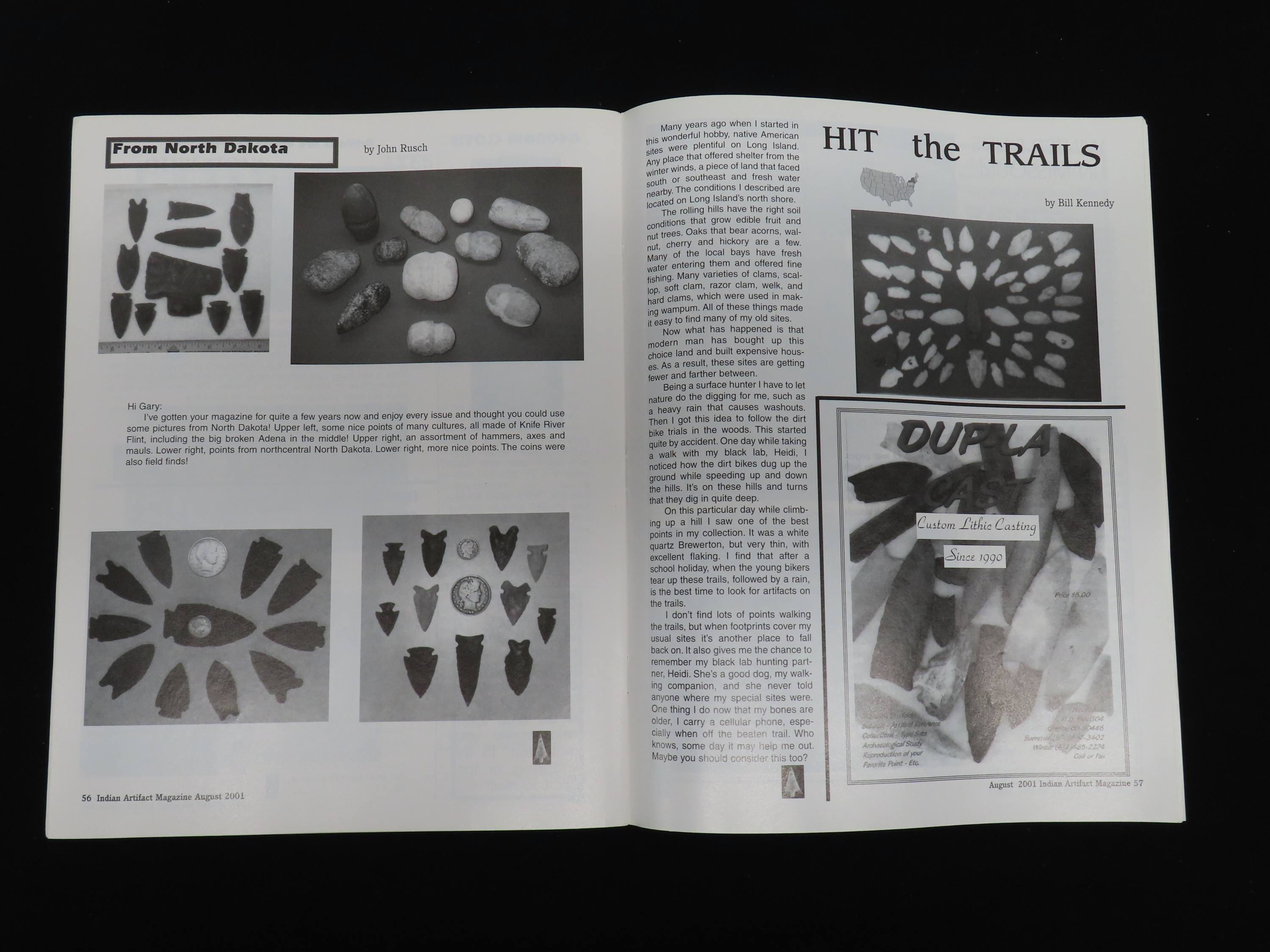 COMPLETE SET OF INDIAN ARTIFACT MAGAZINES FOR 2001, TONS OF GREAT PICS AND ARTICLES!