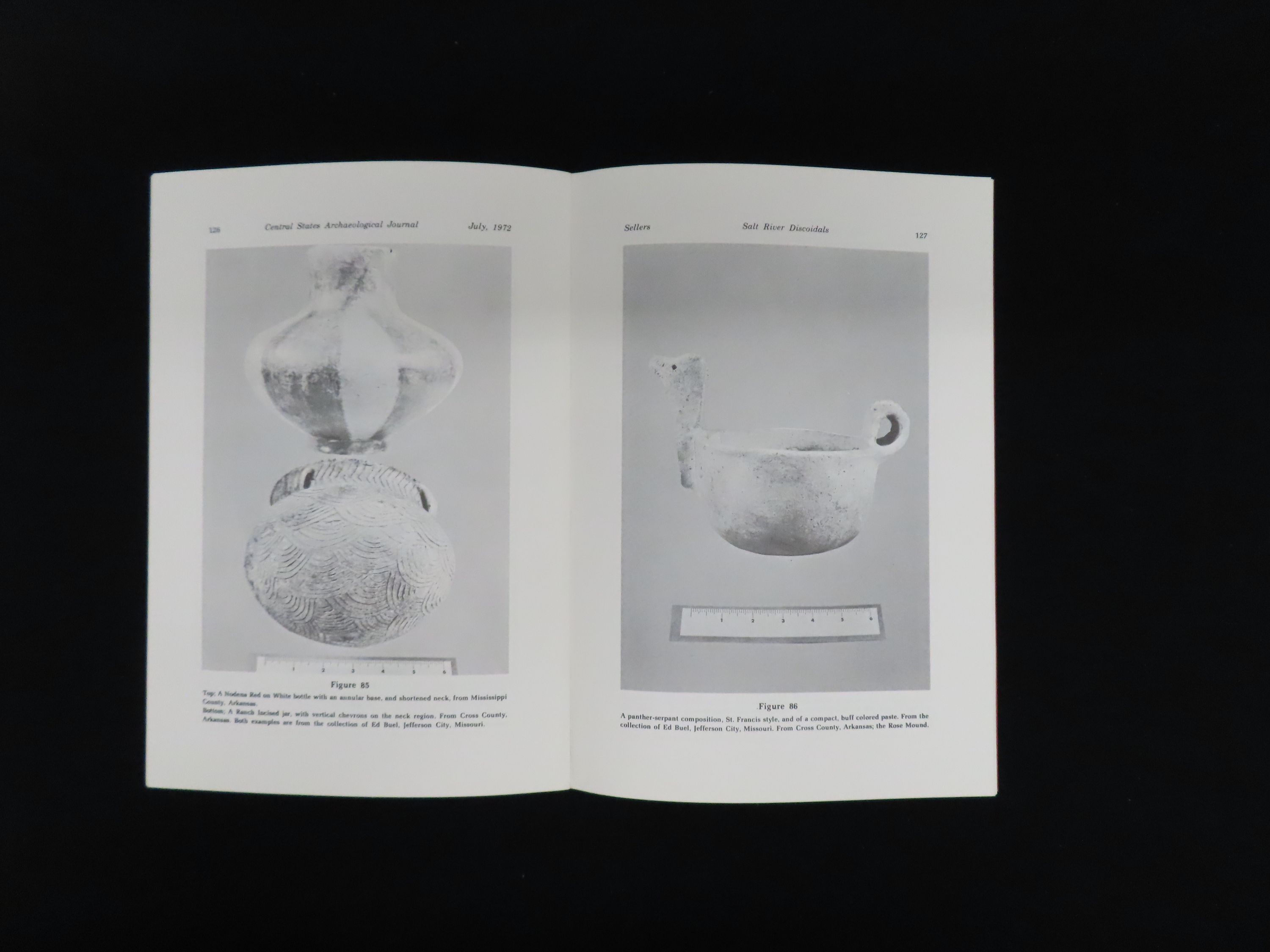 SET OF 5 1970'S CENTRAL STATES ARCHAEOLOGICAL JOURNALS