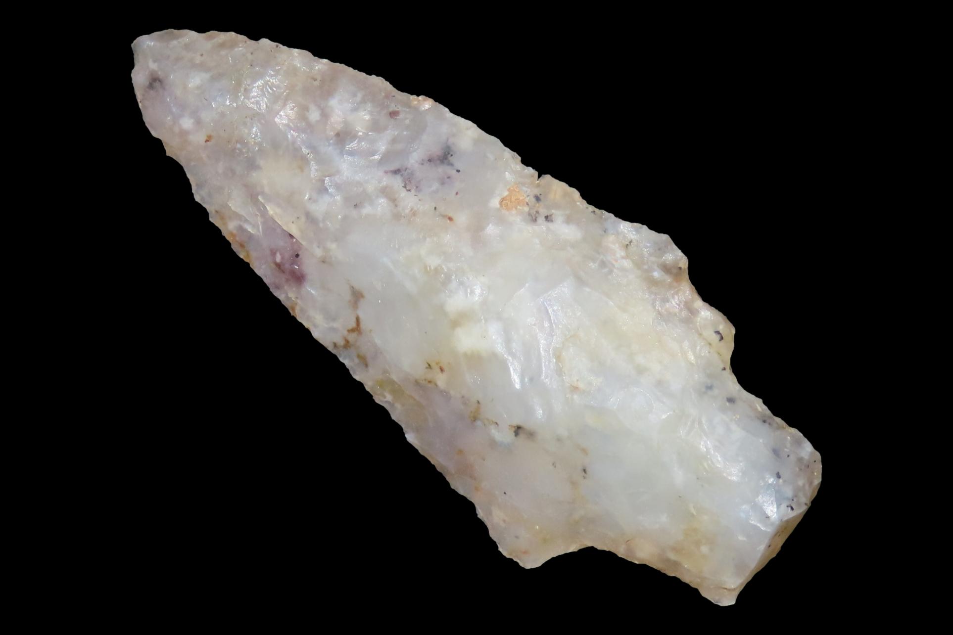 Amazing Translucent Agate / Coral Arrowhead found in Levy County Florida.