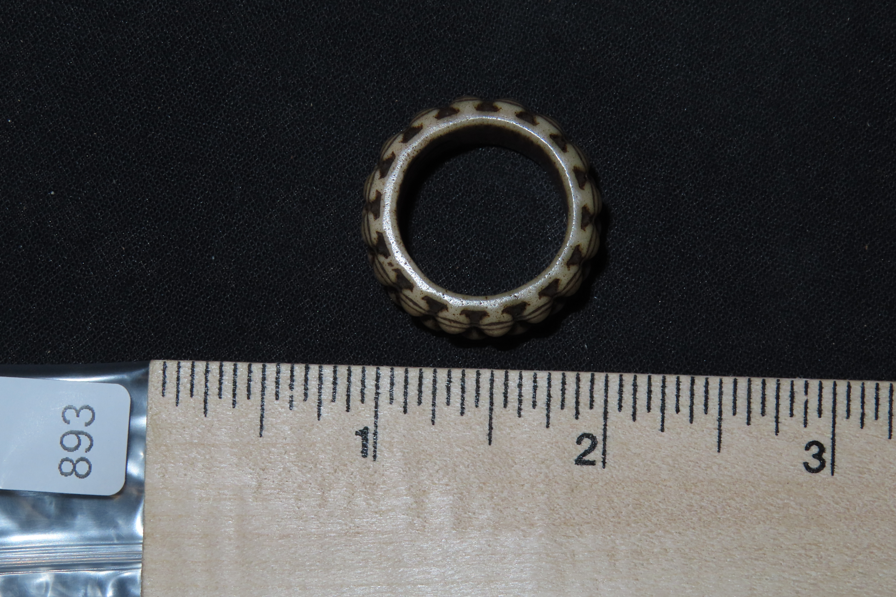 Antique Carved Bone Ring