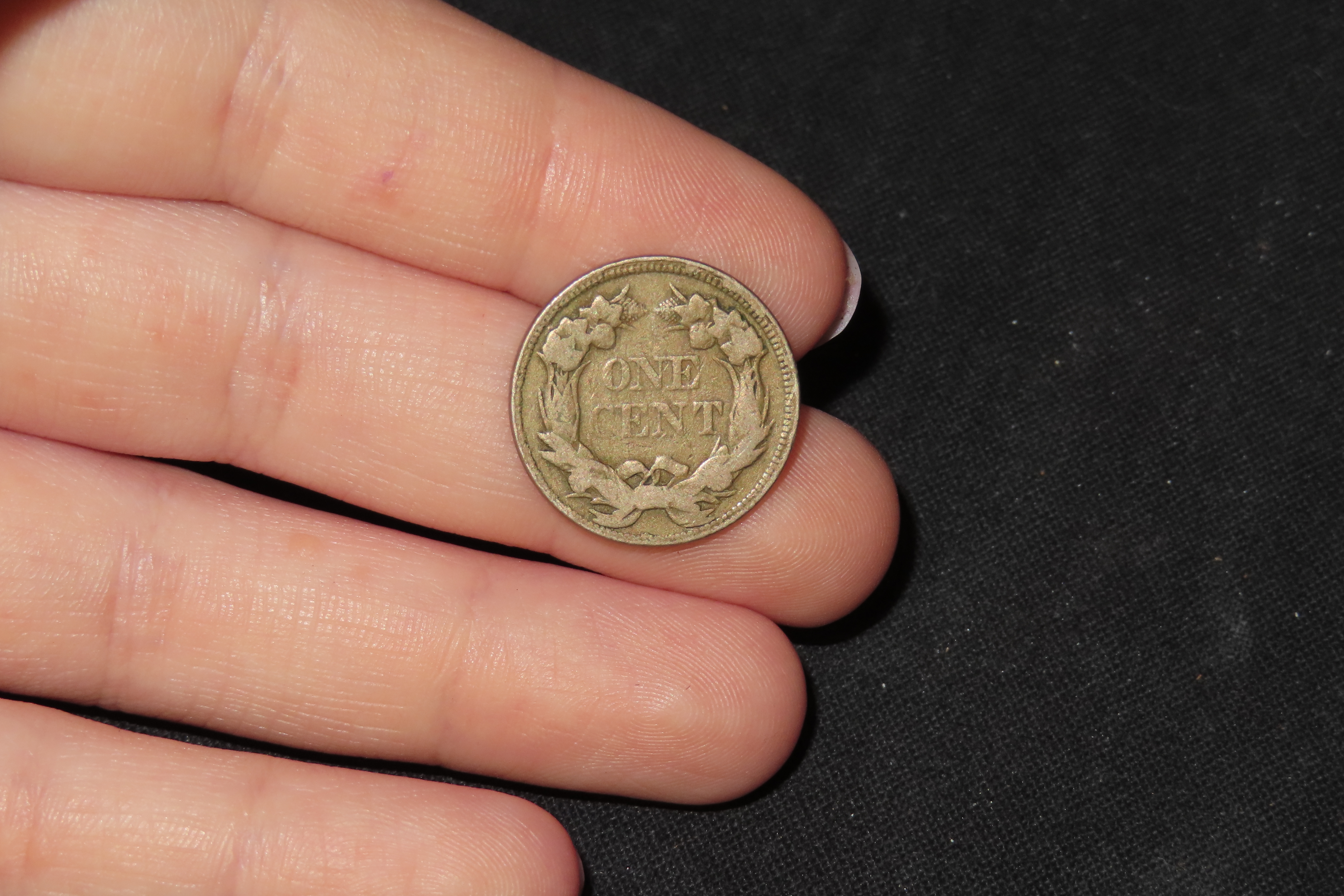 1858 Flying Eagle Cent Penny, Great Original Condition. These were only in Circulation for 2 years before being replaced with the Indian Cen