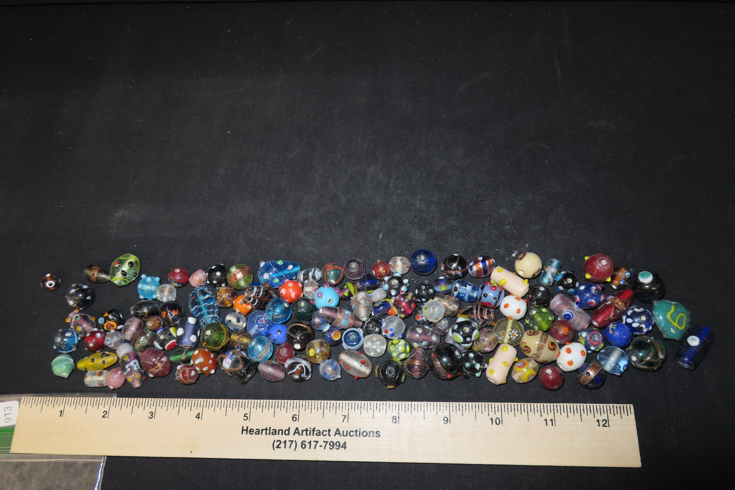 Colorful Lot of Elaborate Roman Style Mosaic Glass Beads. Over 200 examples, each one unique!