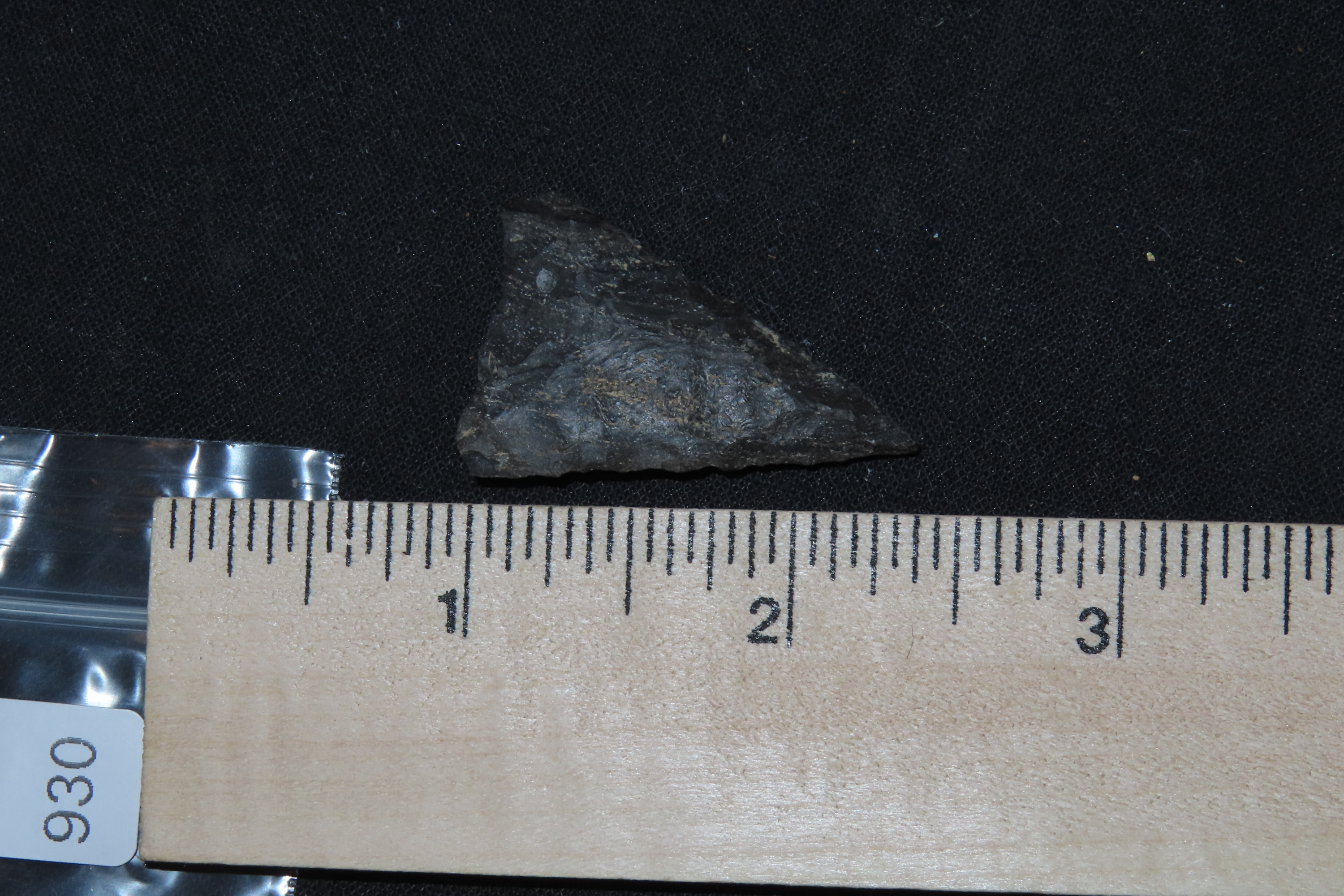 Fine New York Lenannah Triangle / Madison. Finely Flaked with a Needle Tip. Indian Arrowhead, Artifact.