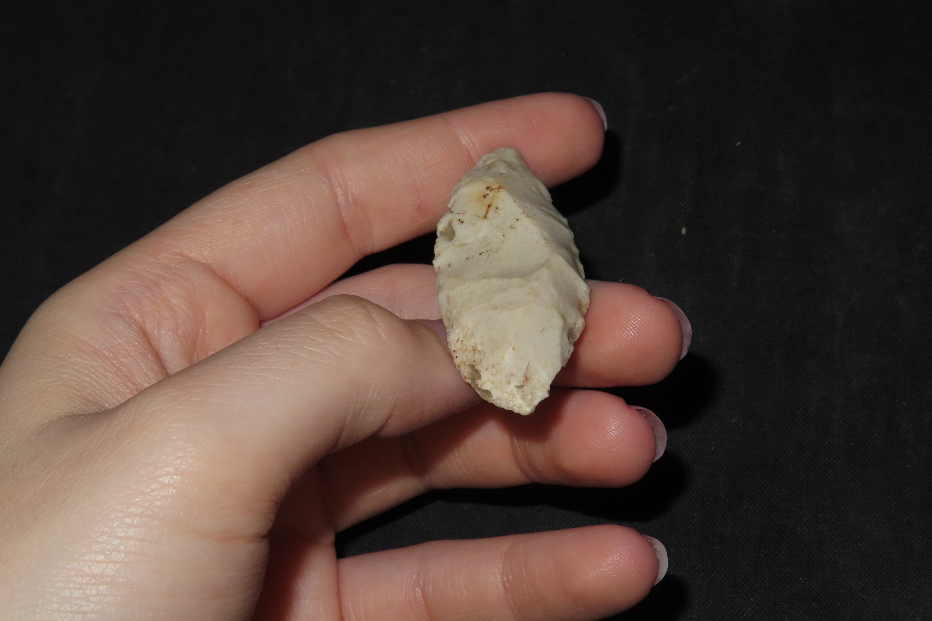 Nice 2 1/8" Nodena Bipoint Mississippian Blade found in Northern Arkansas. Indian Arrowhead, Artifact.