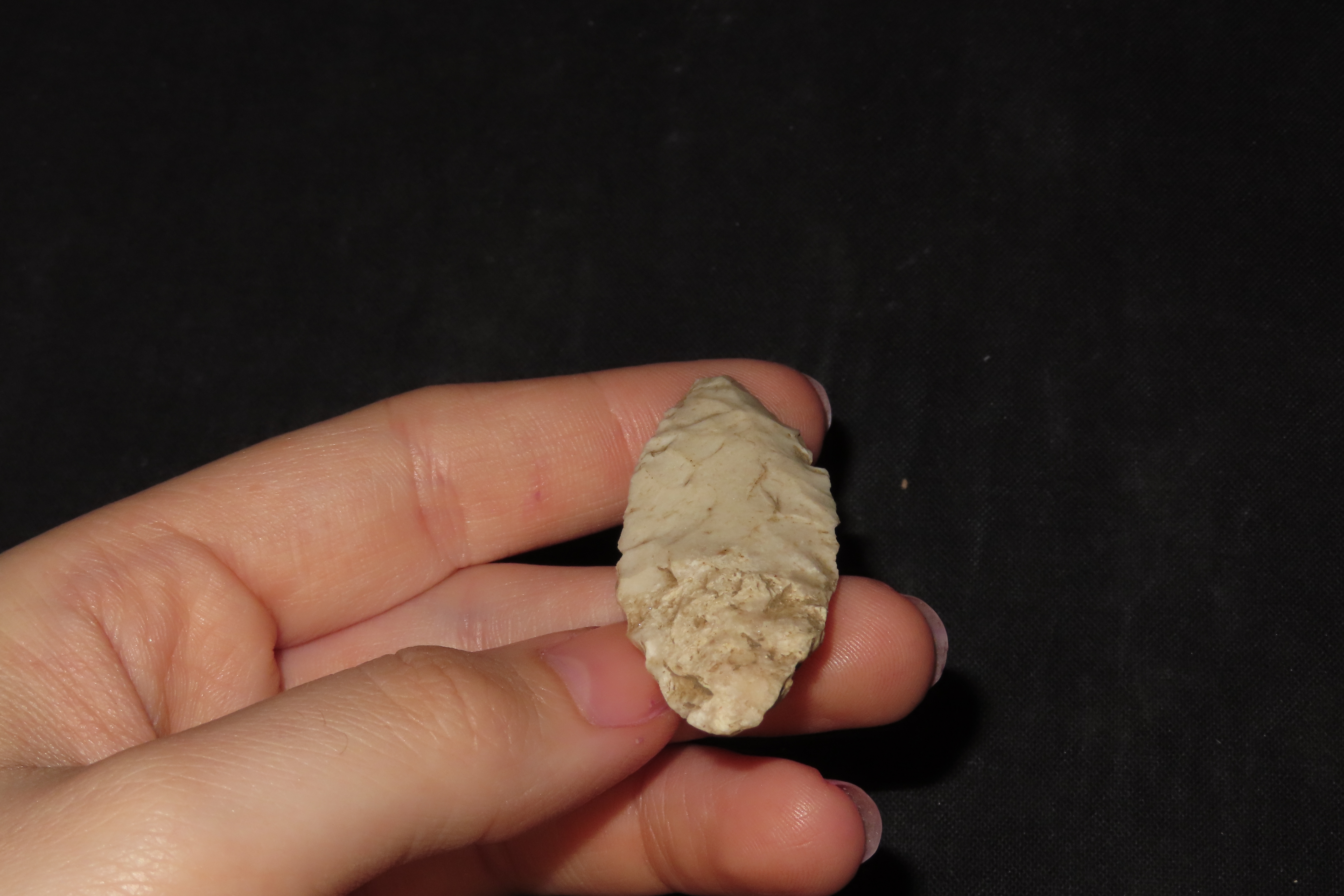 Nice 2 1/8" Nodena Bipoint Mississippian Blade found in Northern Arkansas. Indian Arrowhead, Artifact.