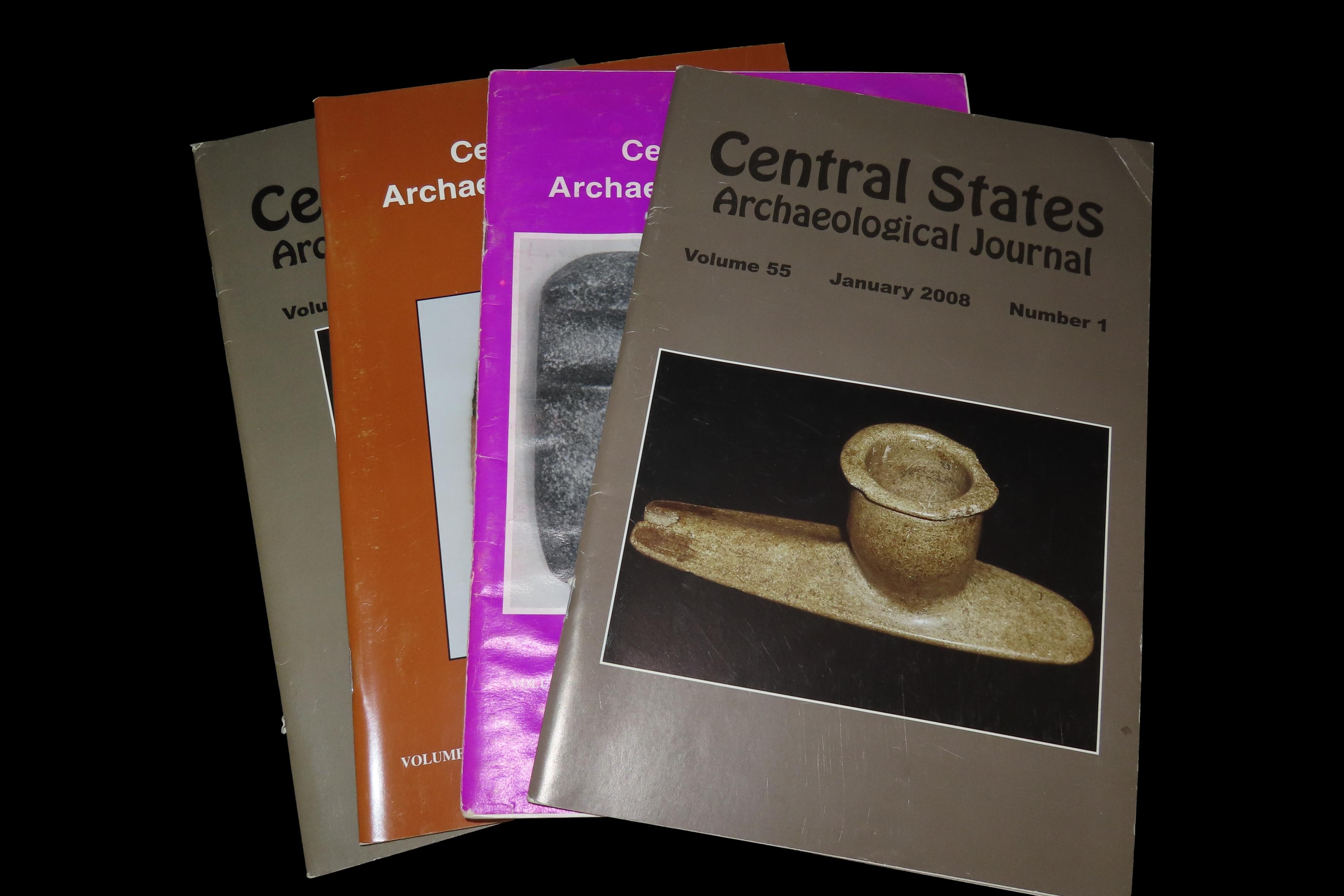 SET OF 4 CENTRAL STATES ARCHAEOLOGICAL JOURNALS FROM THE 2000'S