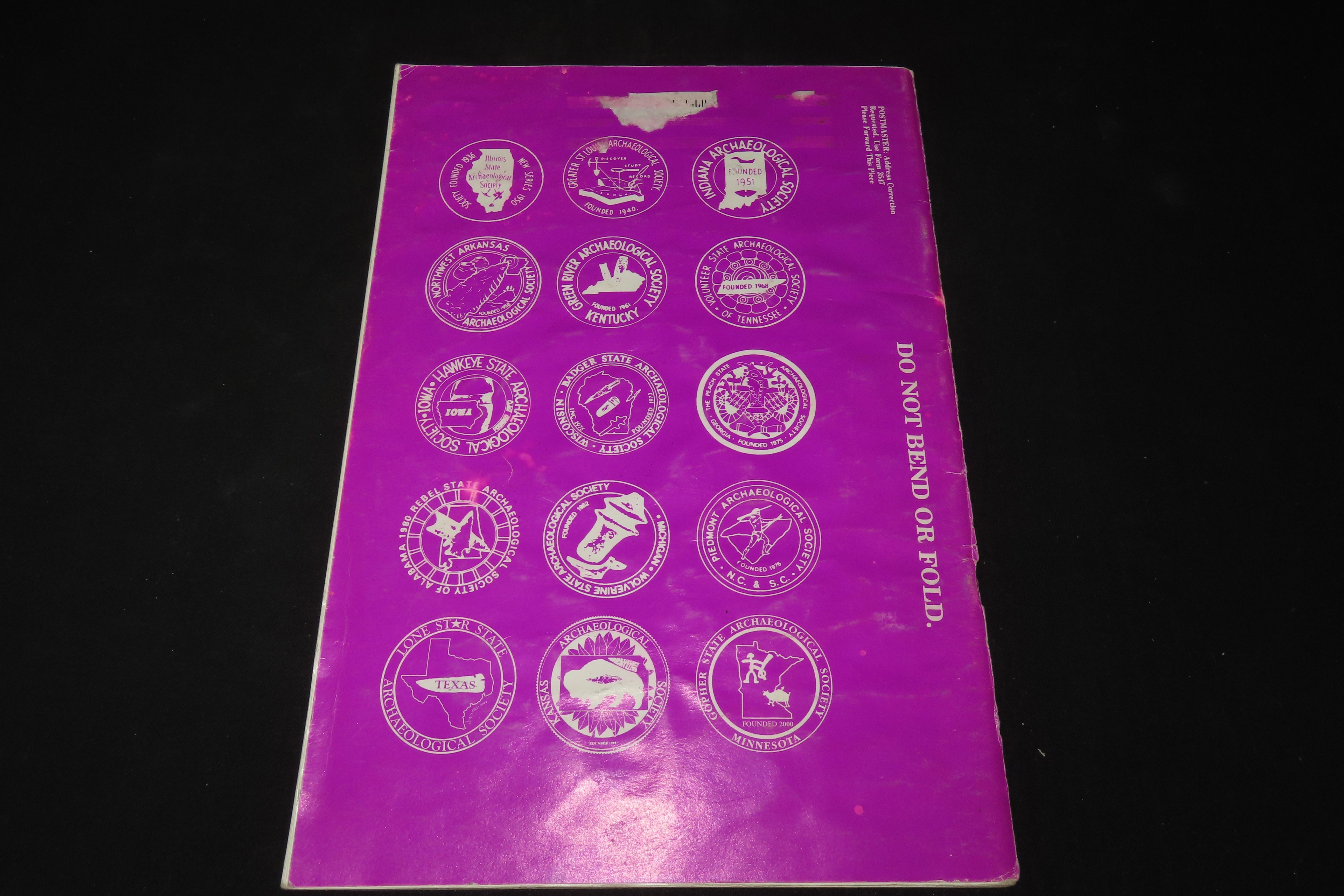 SET OF 4 CENTRAL STATES ARCHAEOLOGICAL JOURNALS FROM THE 2000'S