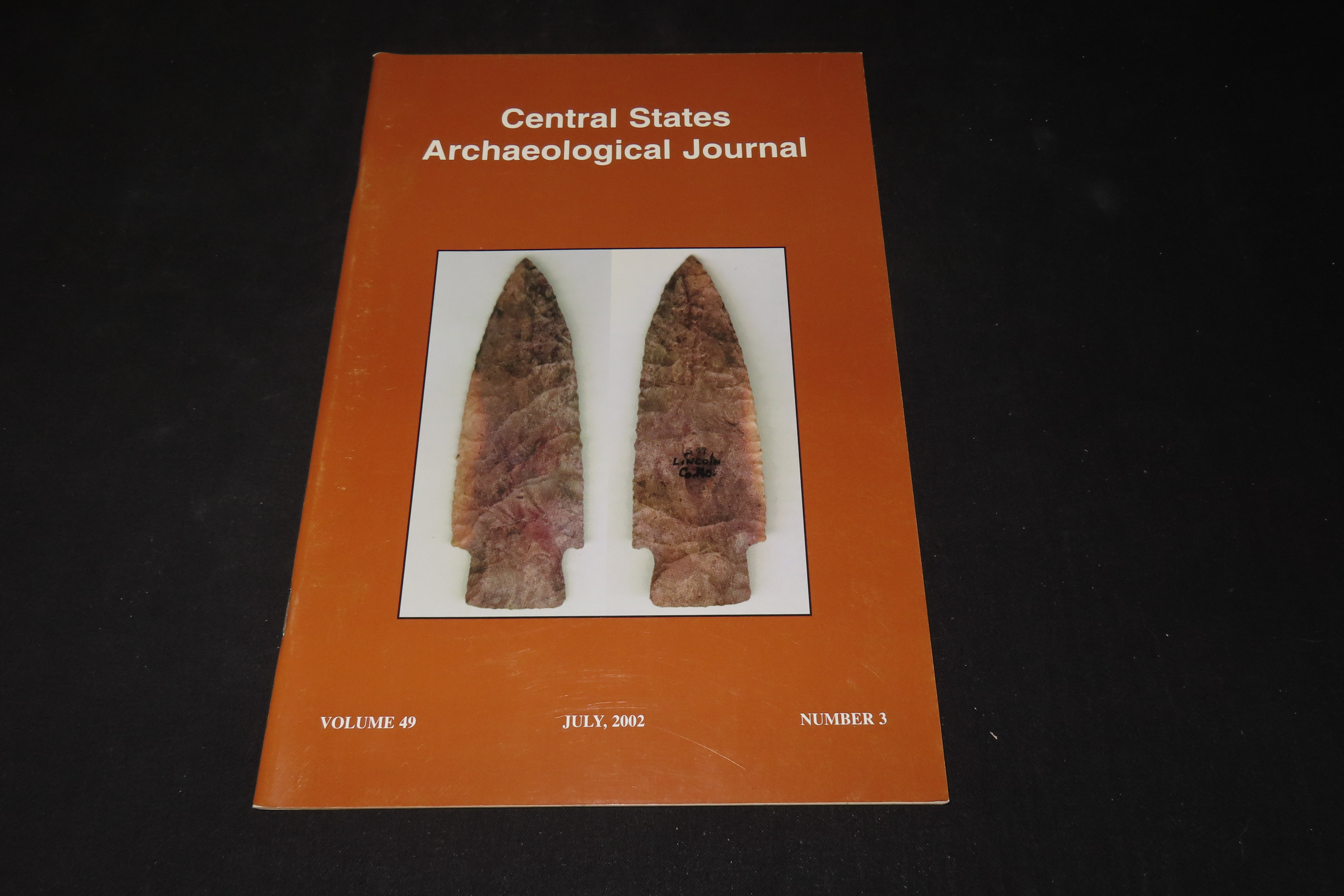 SET OF 4 CENTRAL STATES ARCHAEOLOGICAL JOURNALS FROM THE 2000'S
