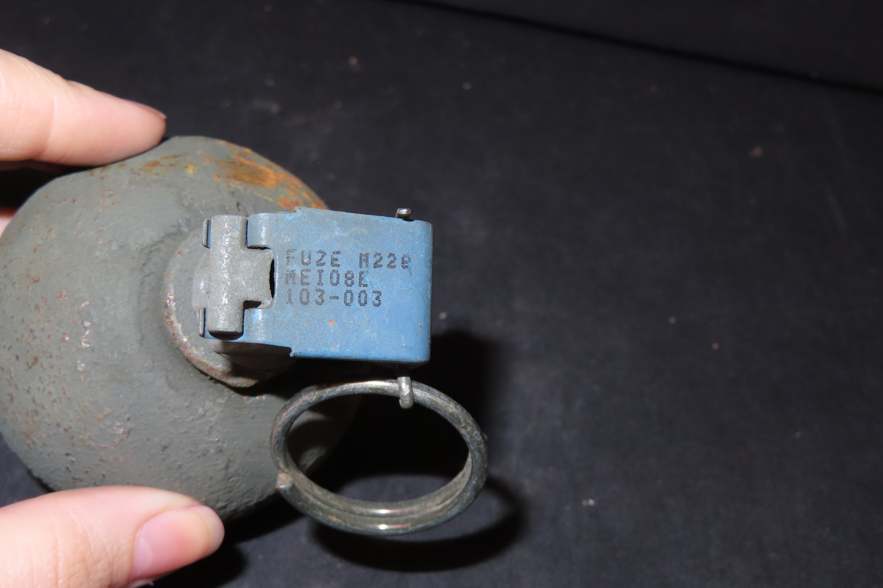 Antique paper Weight, De-Milled / Deactive Unusable Grenade, Novelty Item