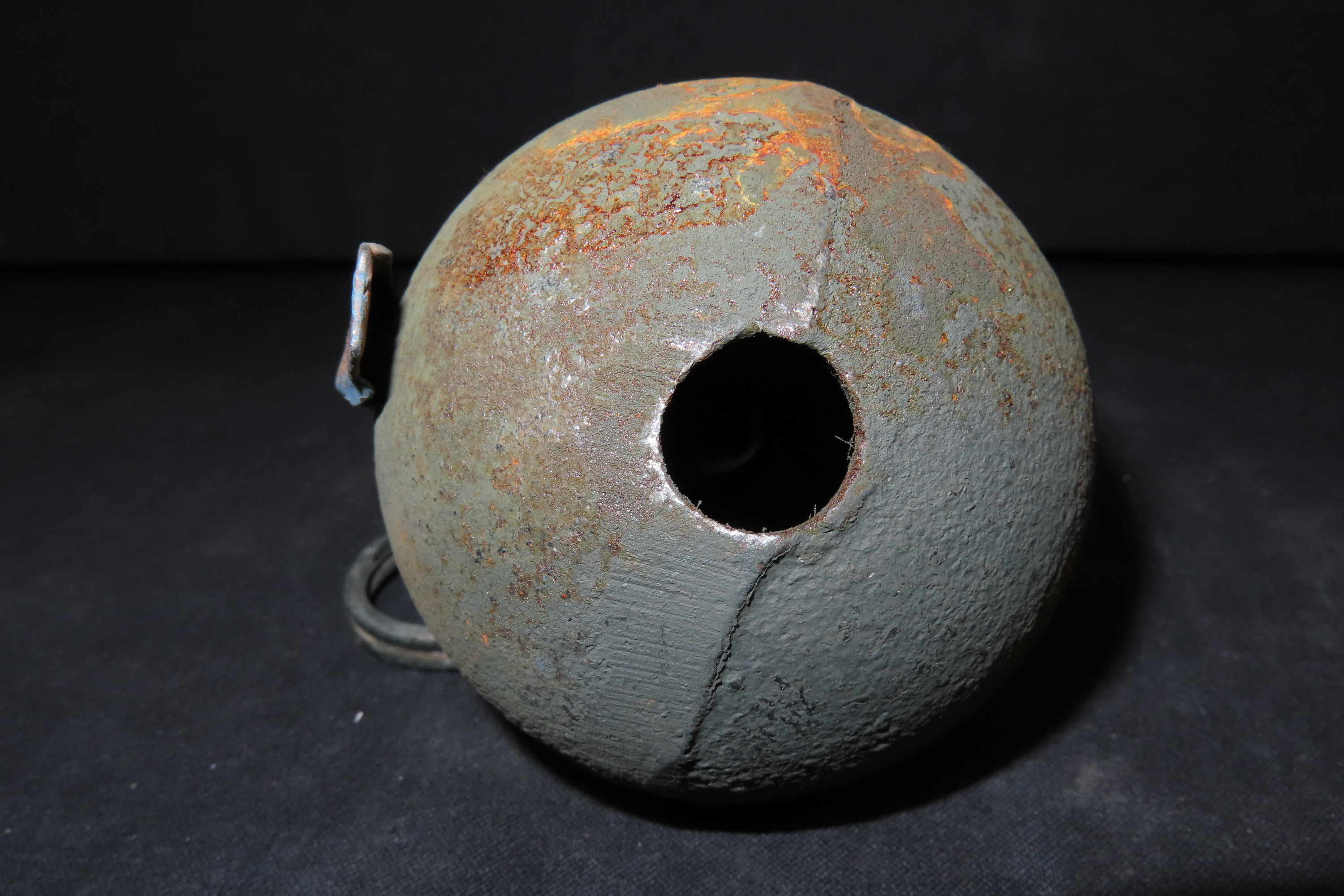 Antique paper Weight, De-Milled / Deactive Unusable Grenade, Novelty Item