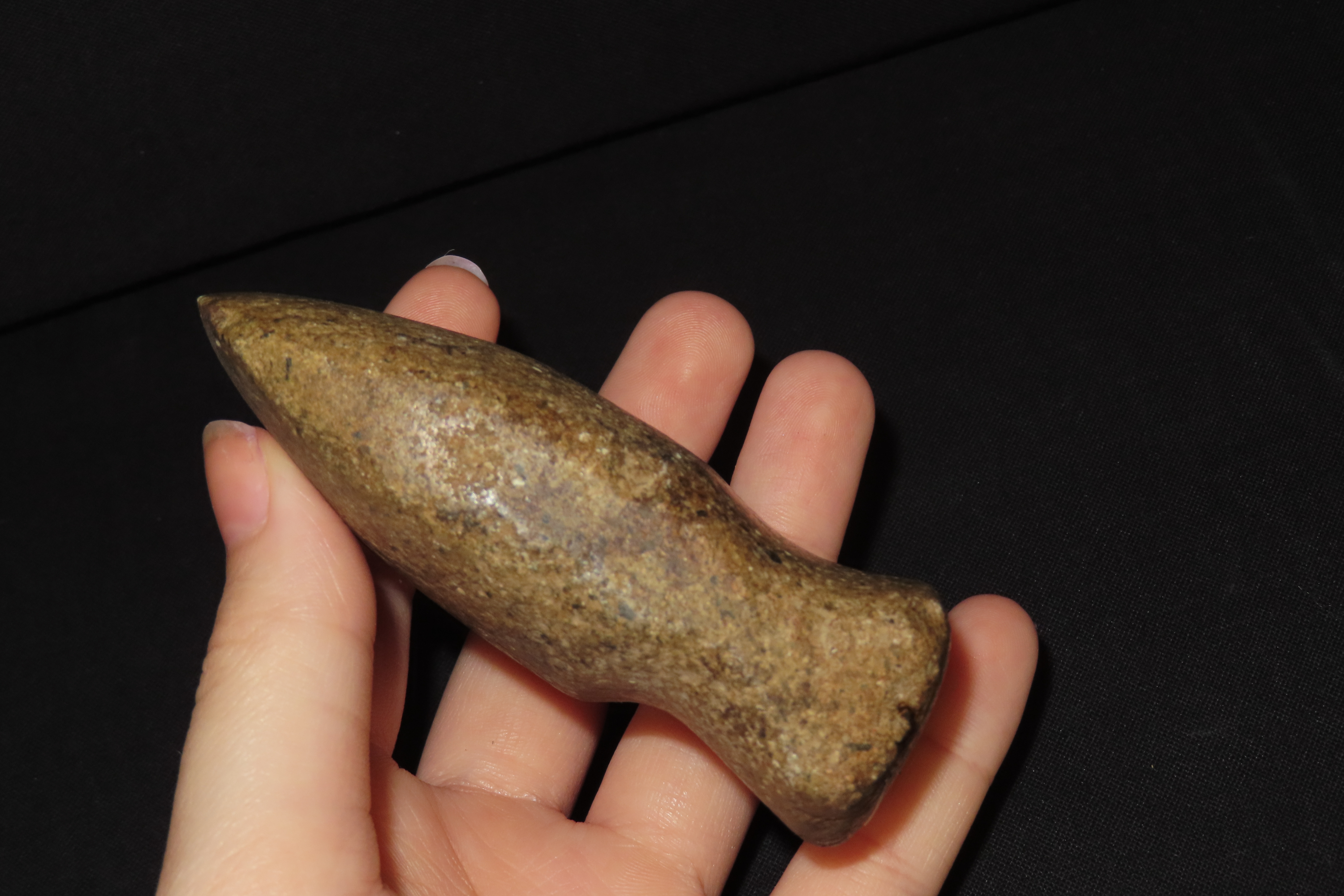 3 3/4" Three Quarter Grooved Axe, White Co., Illinois