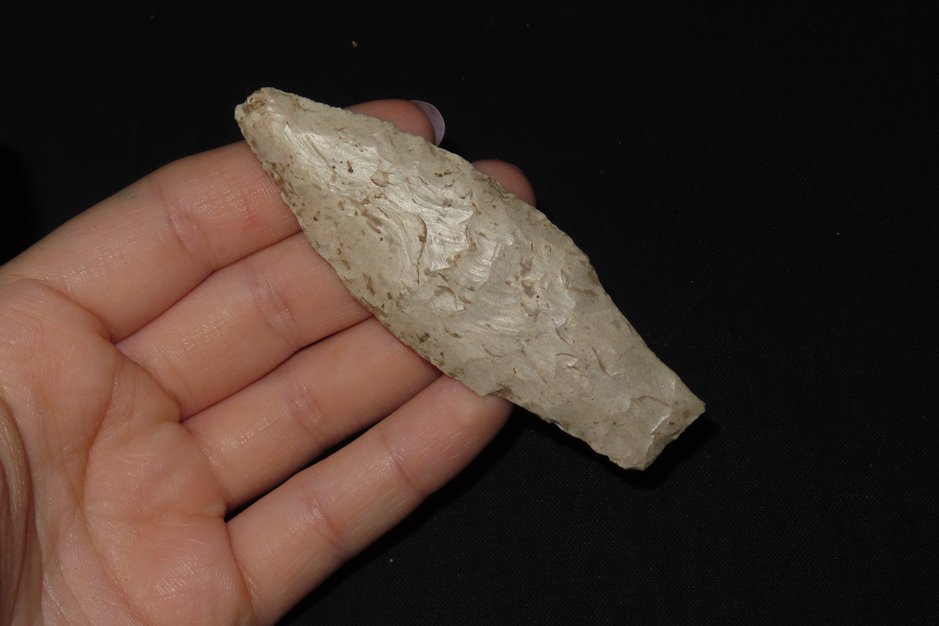 3 3/8" Square Stem Point, Found in Iowa
