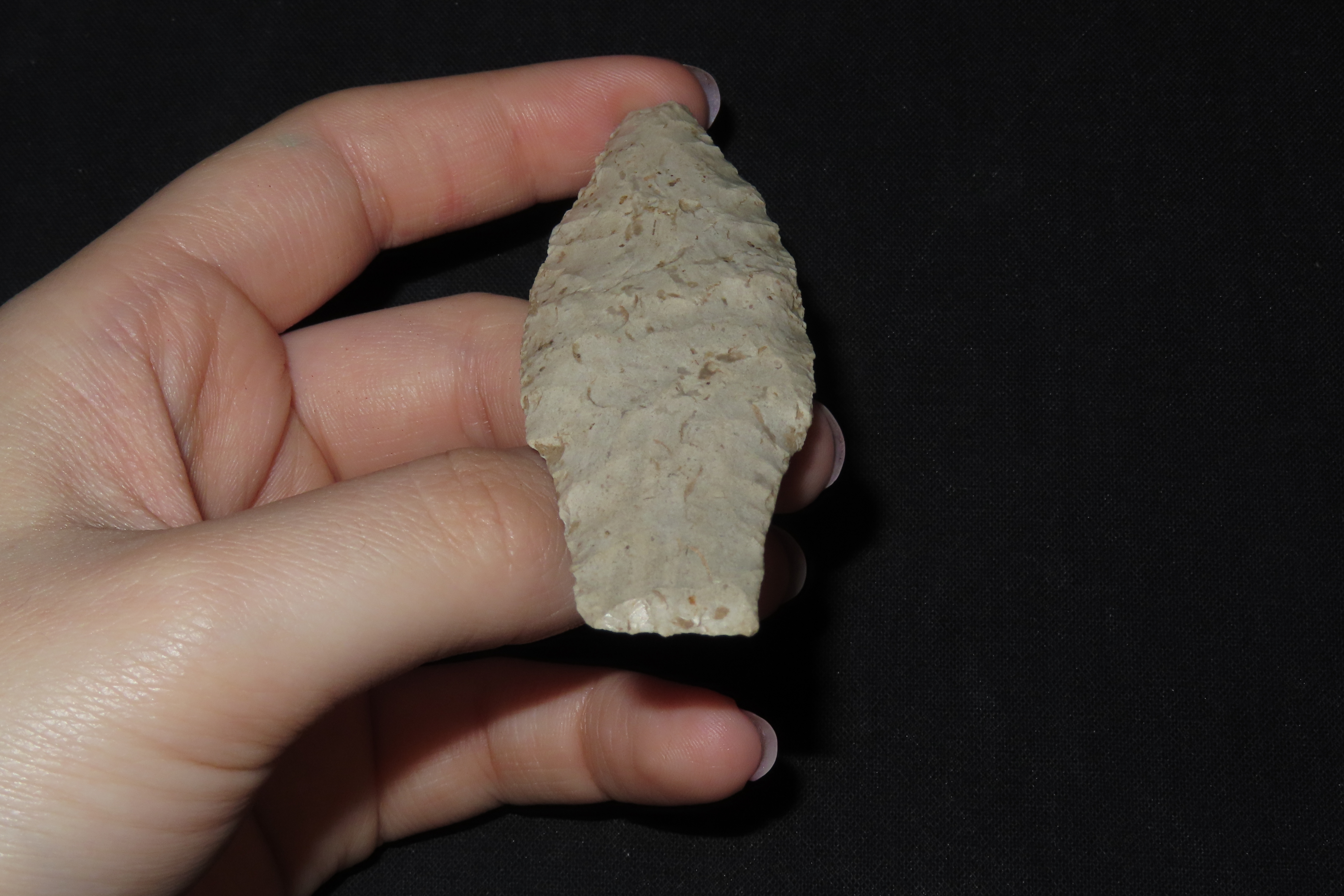 3 3/8" Square Stem Point, Found in Iowa