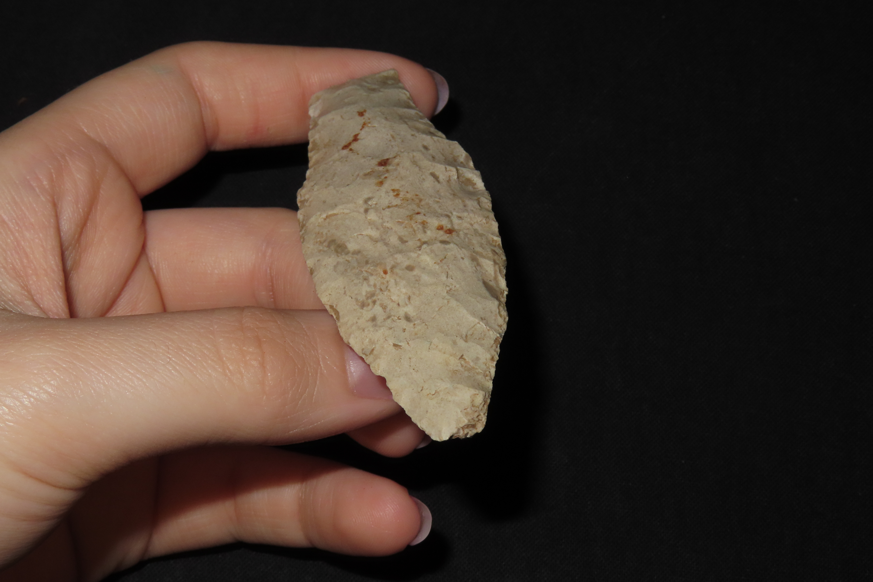3 3/8" Square Stem Point, Found in Iowa