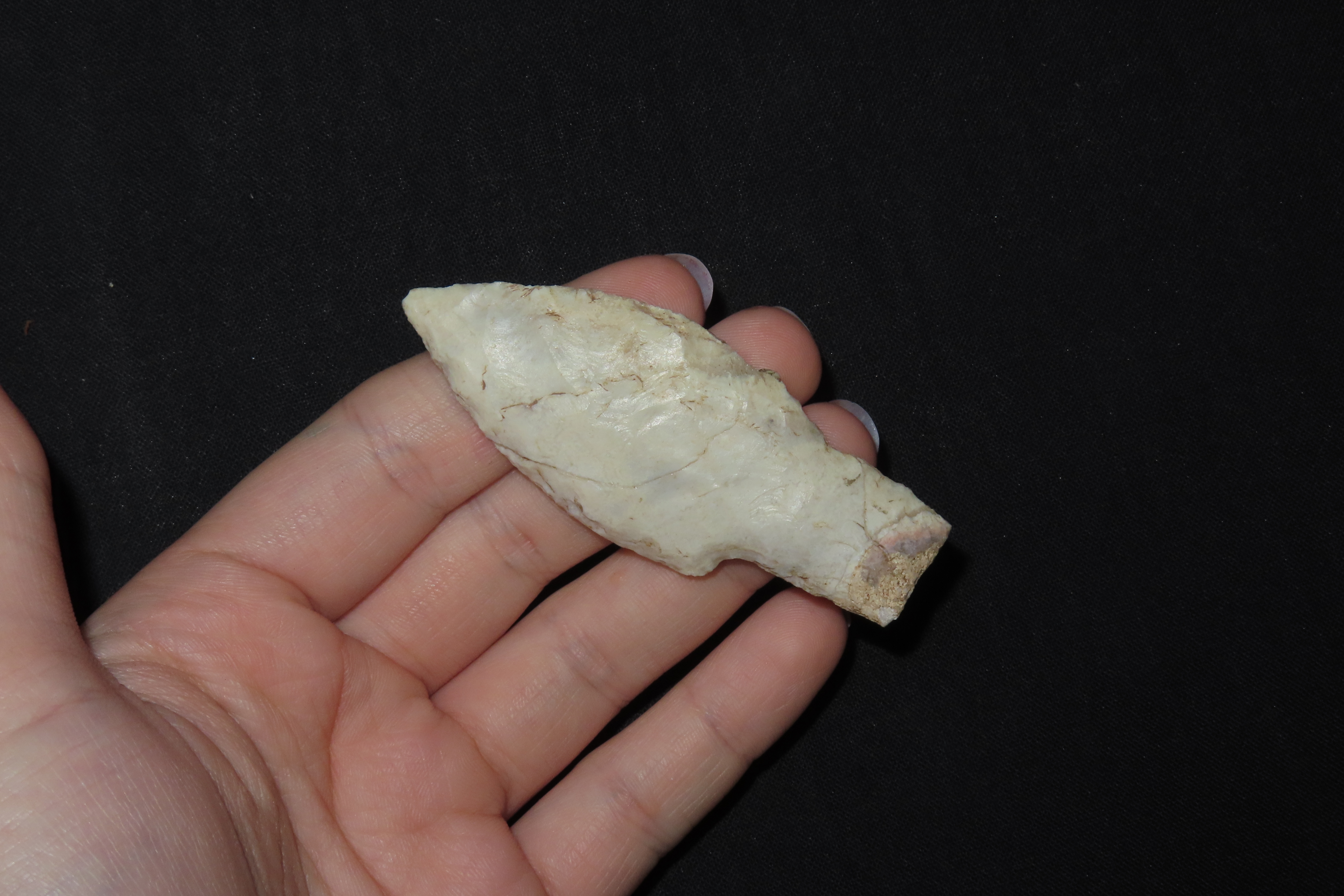 2 3/4" Square Stem Point, Found in Iowa