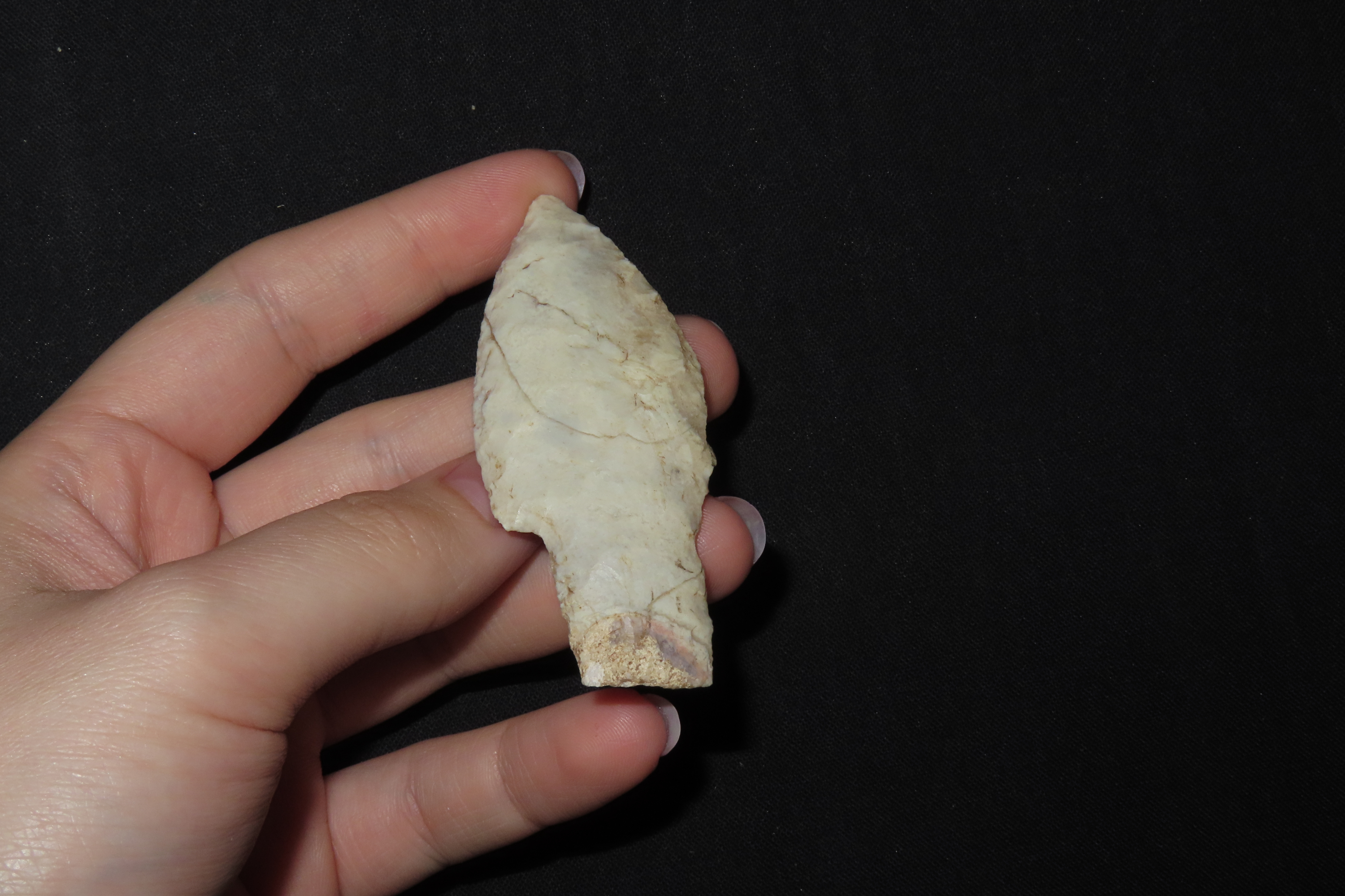 2 3/4" Square Stem Point, Found in Iowa