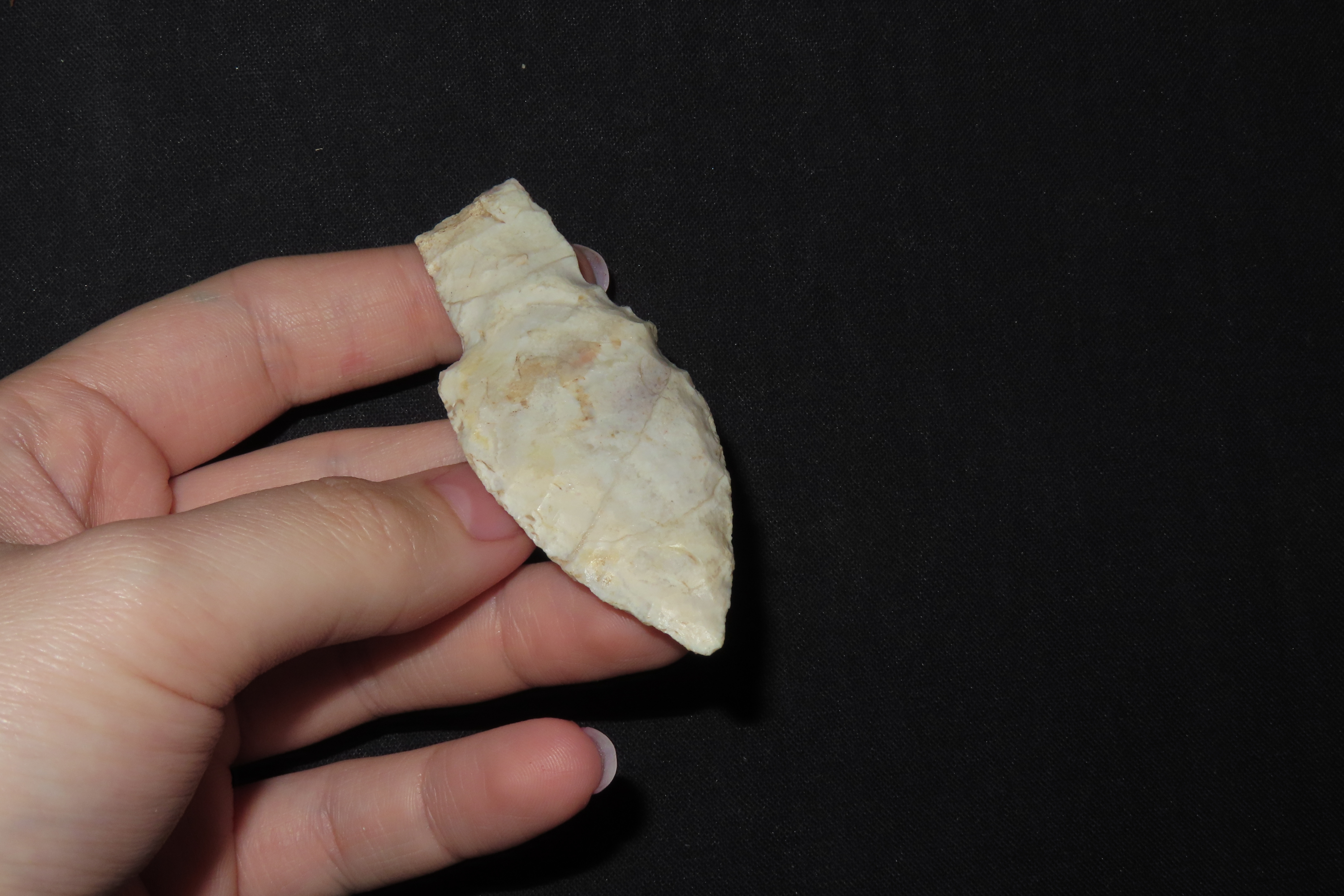 2 3/4" Square Stem Point, Found in Iowa