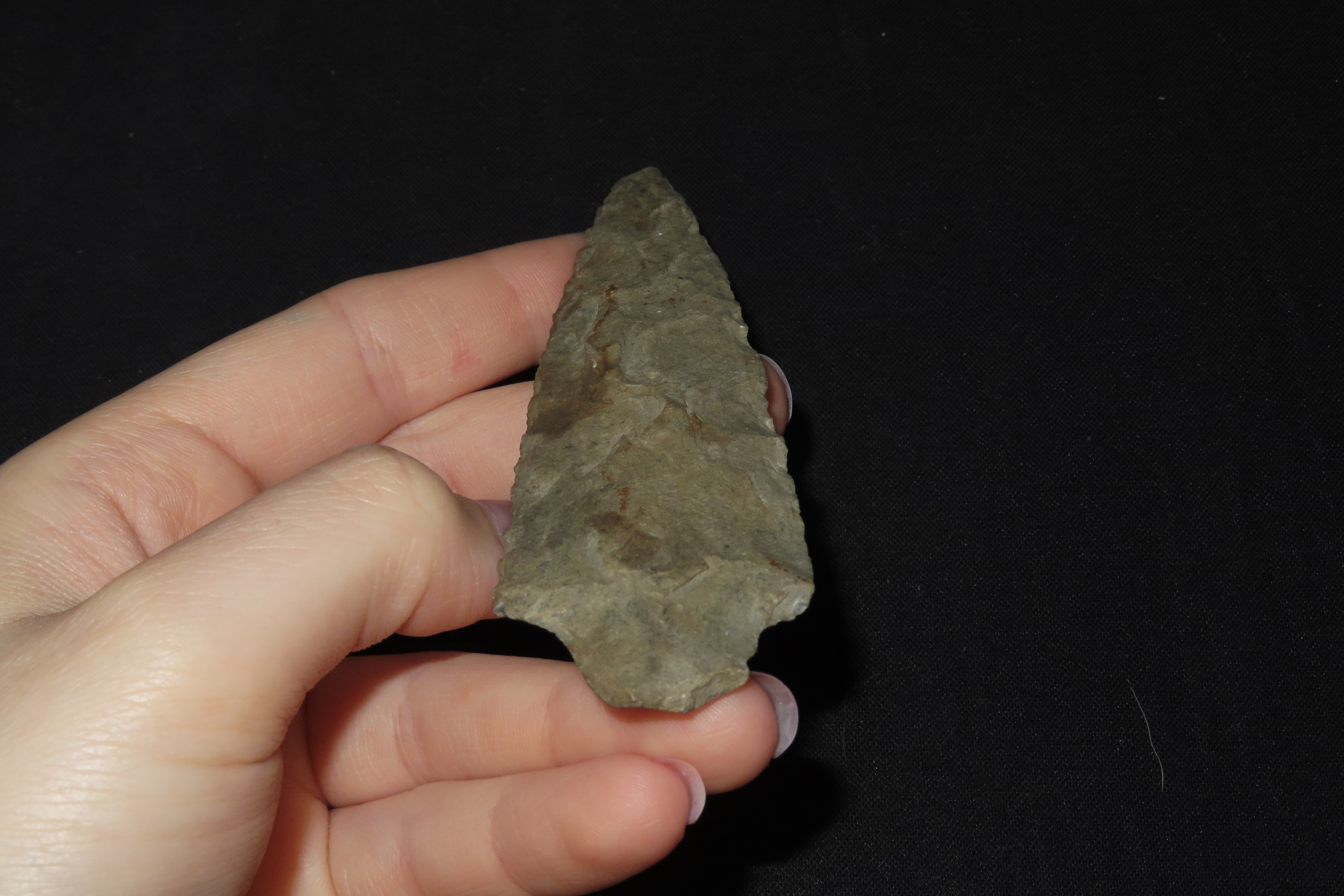4" Adena Point, Found in Iowa