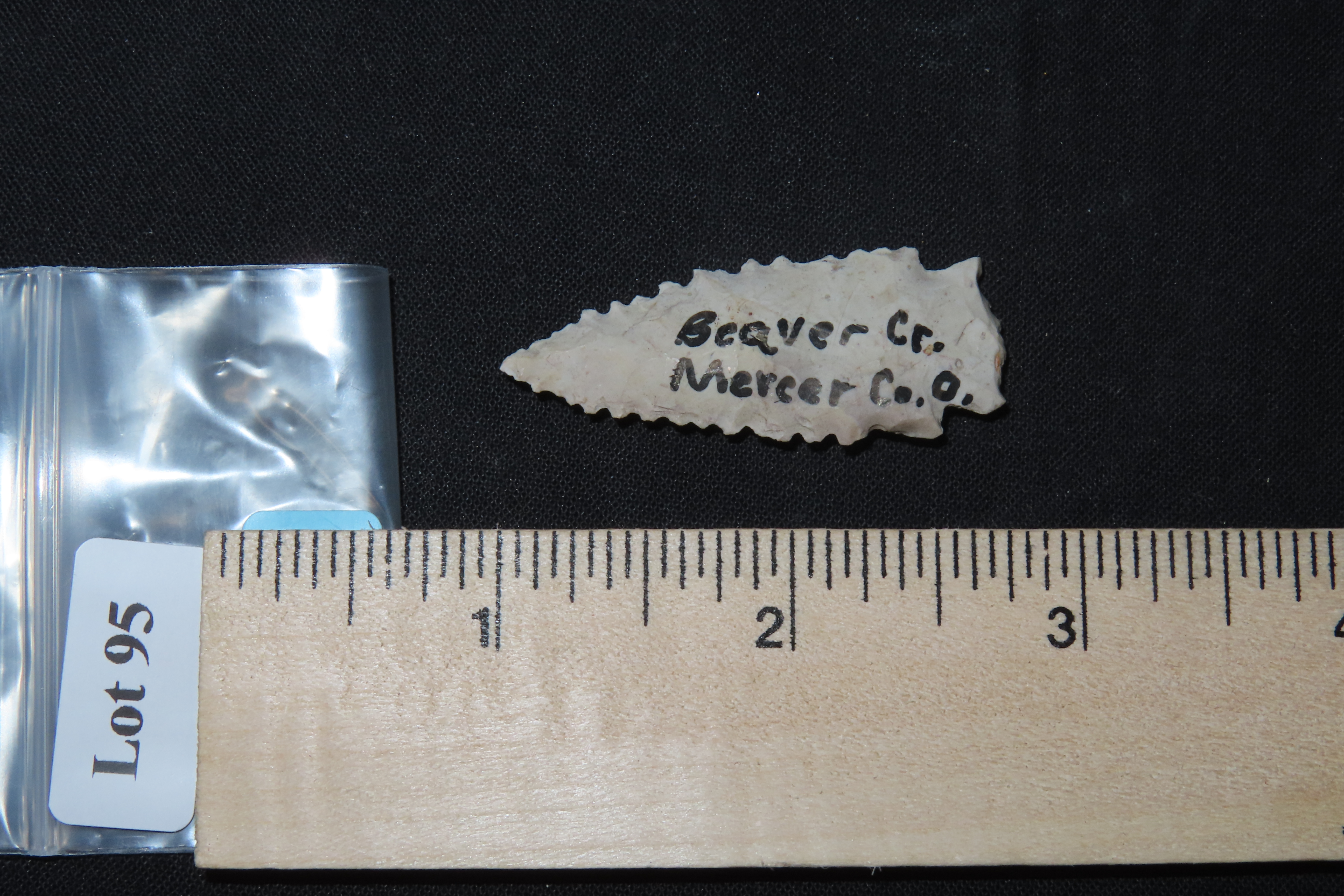 1 7/8" Archaic Point, Mercer Co., Ohio