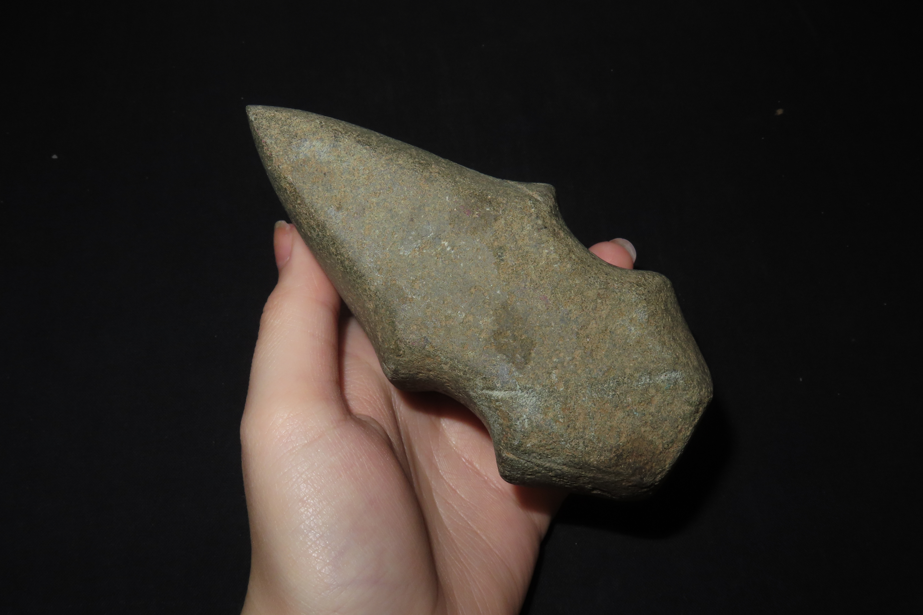 4 7/8" Three Quarter Grooved Axe, Motley & Leithoff COA, Macon Co., Missouri