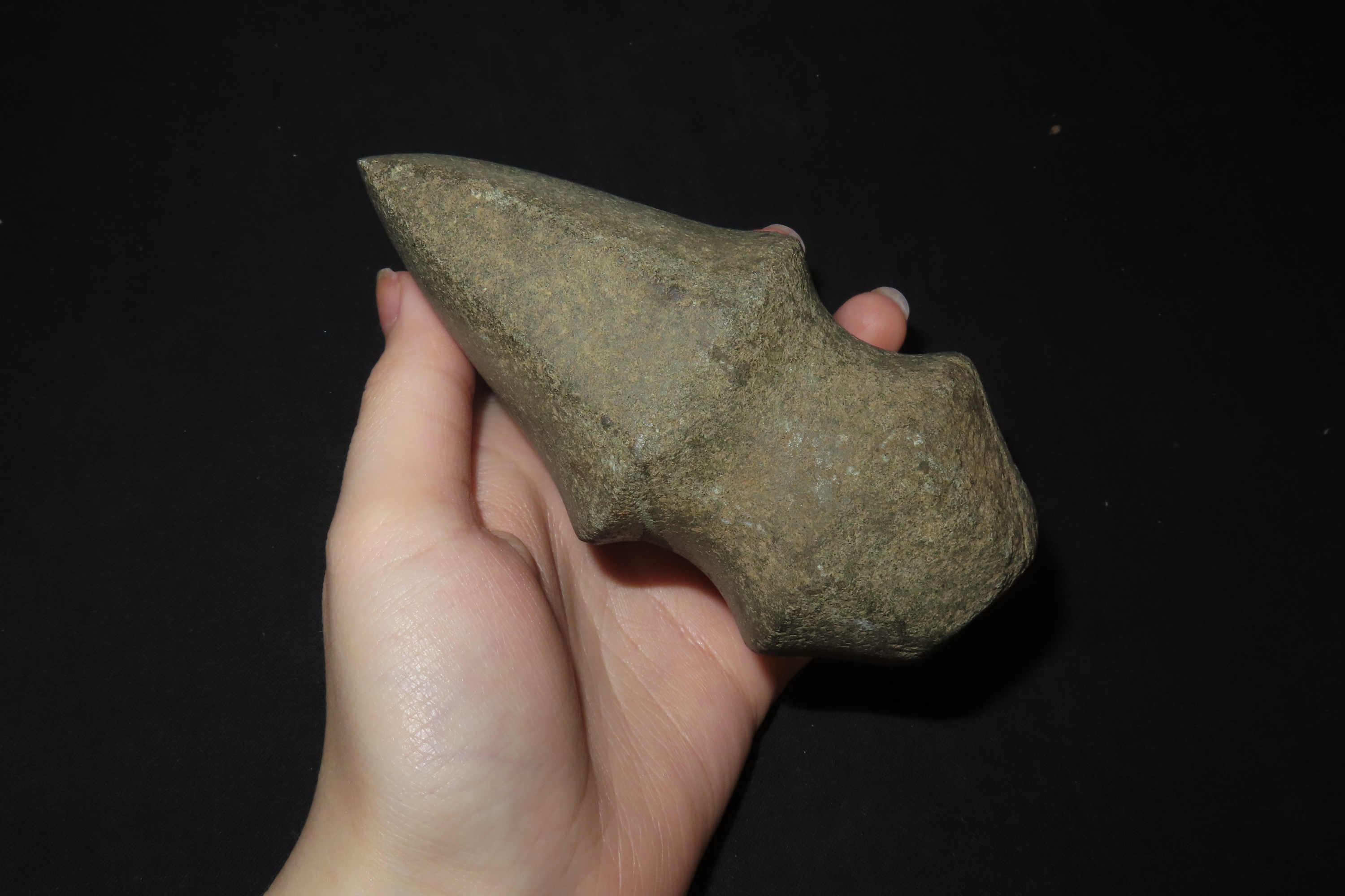 4 7/8" Three Quarter Grooved Axe, Motley & Leithoff COA, Macon Co., Missouri