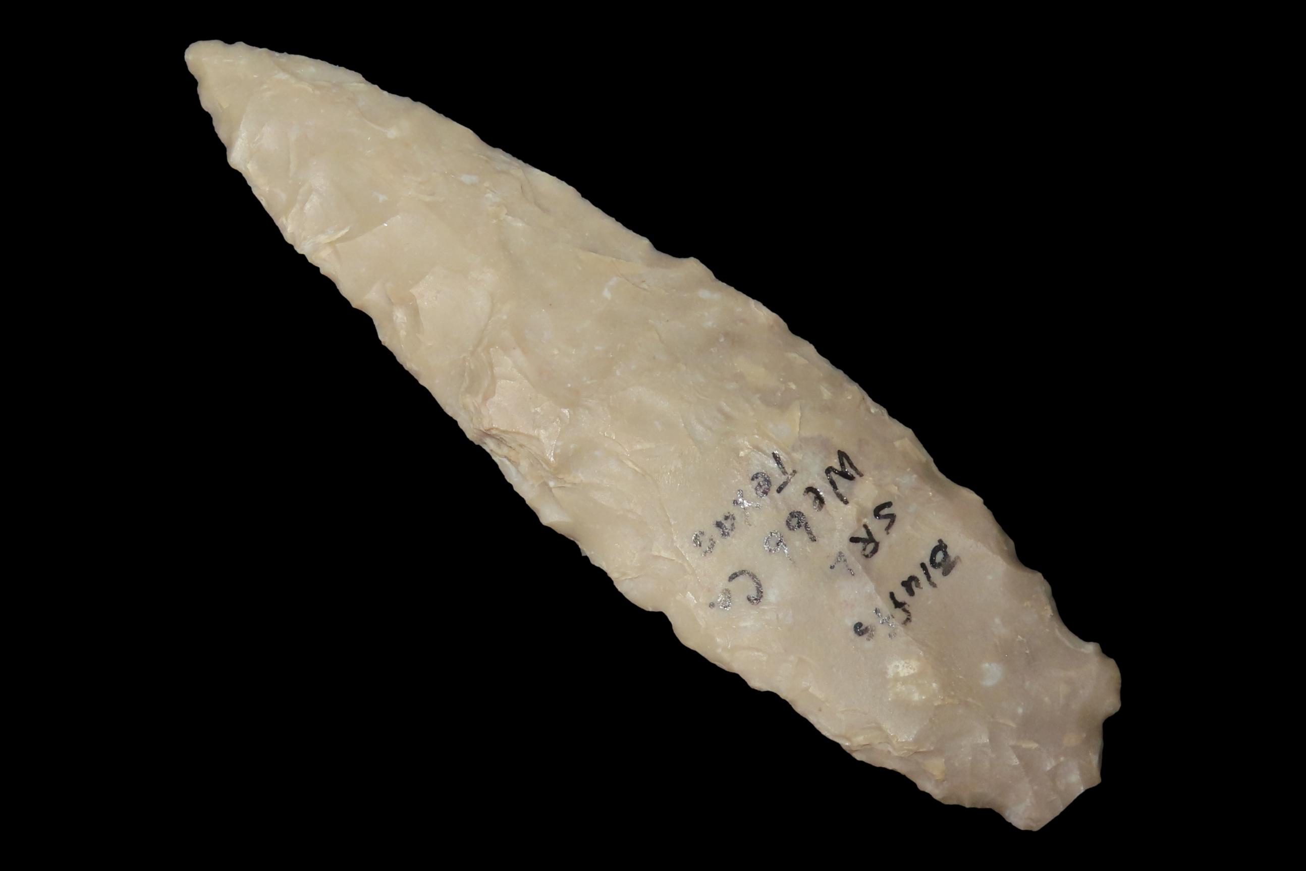 3 7/8" Lanceolate Point, Webb Co., Texas