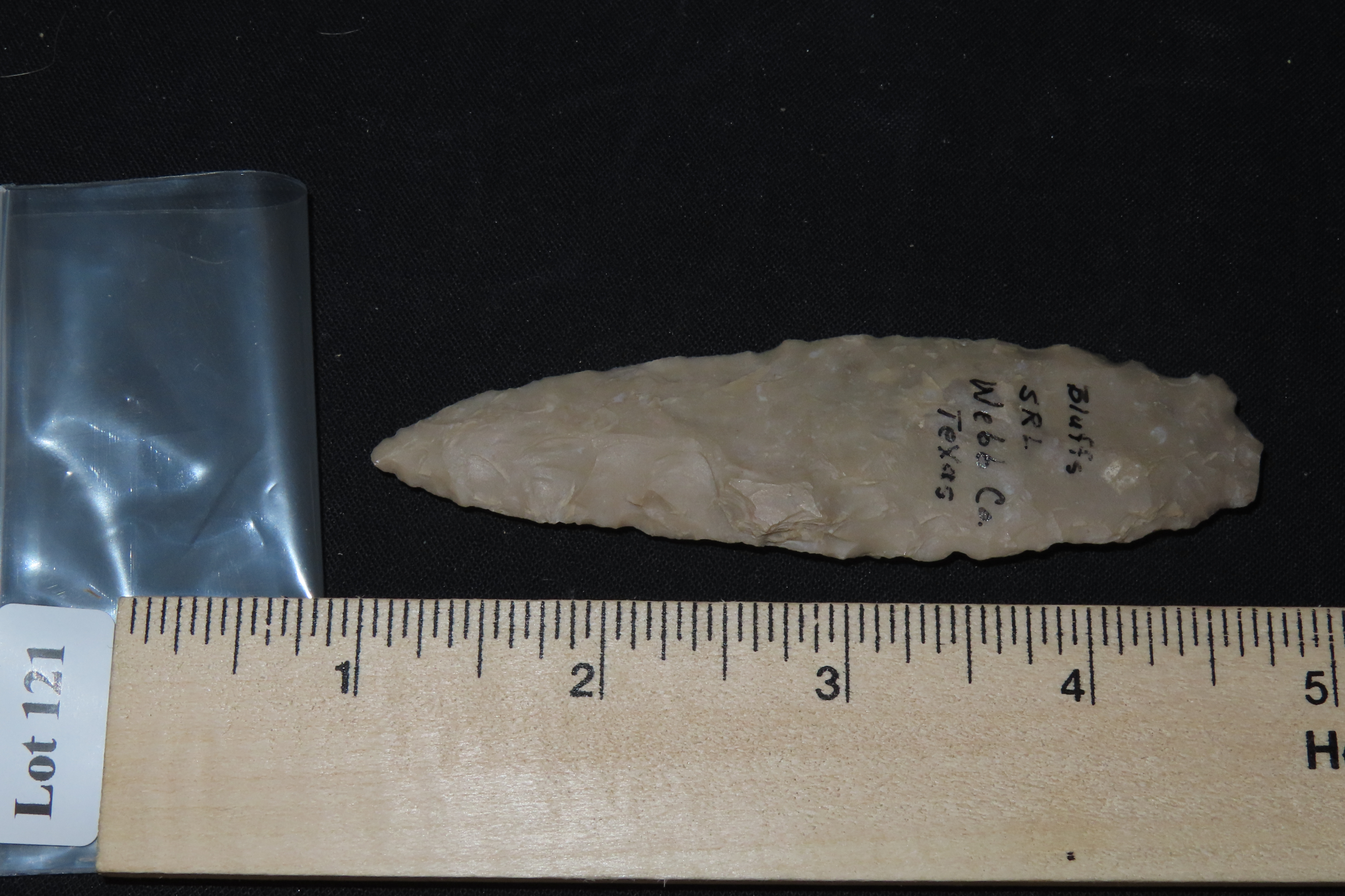 3 7/8" Lanceolate Point, Webb Co., Texas