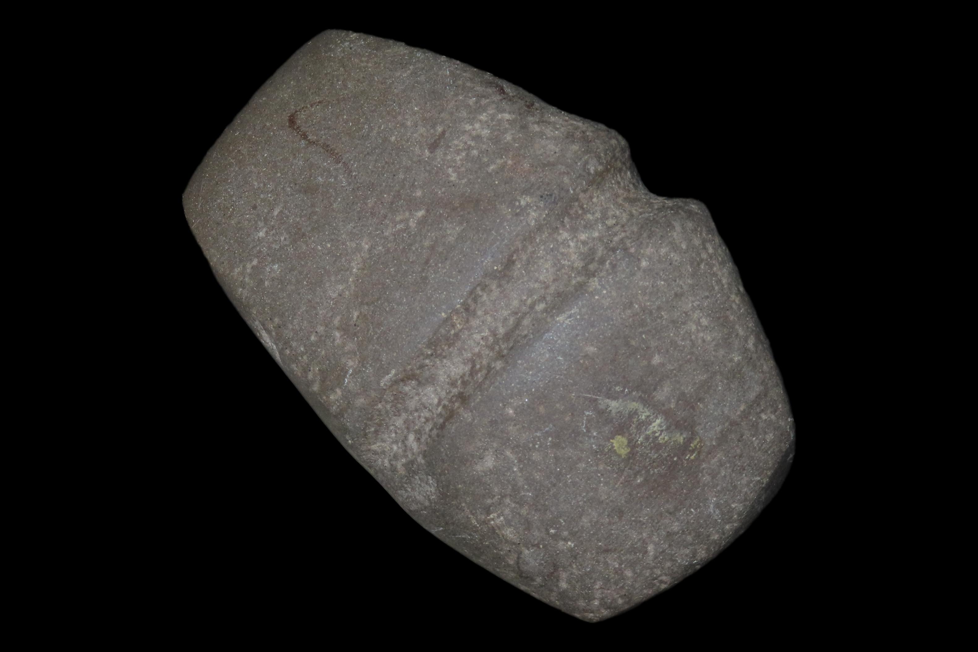 5 5/8" Three Quarter Grooved Axe, Motley & Leithoff COA, Schuyler Co., Illinois