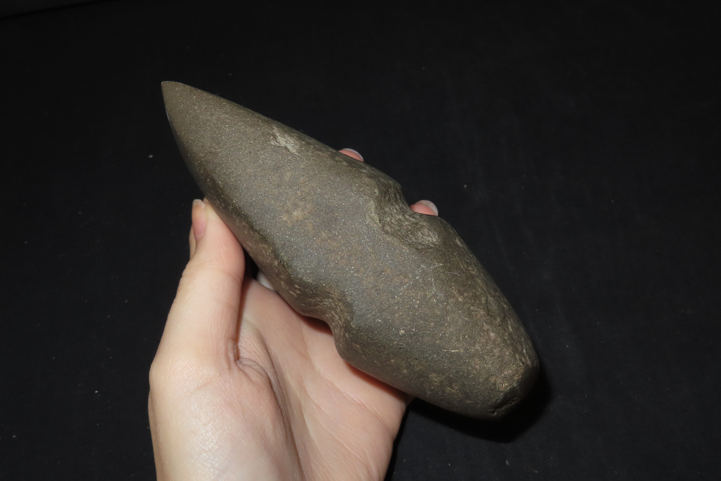 5 5/8" Three Quarter Grooved Axe, Motley & Leithoff COA, Schuyler Co., Illinois
