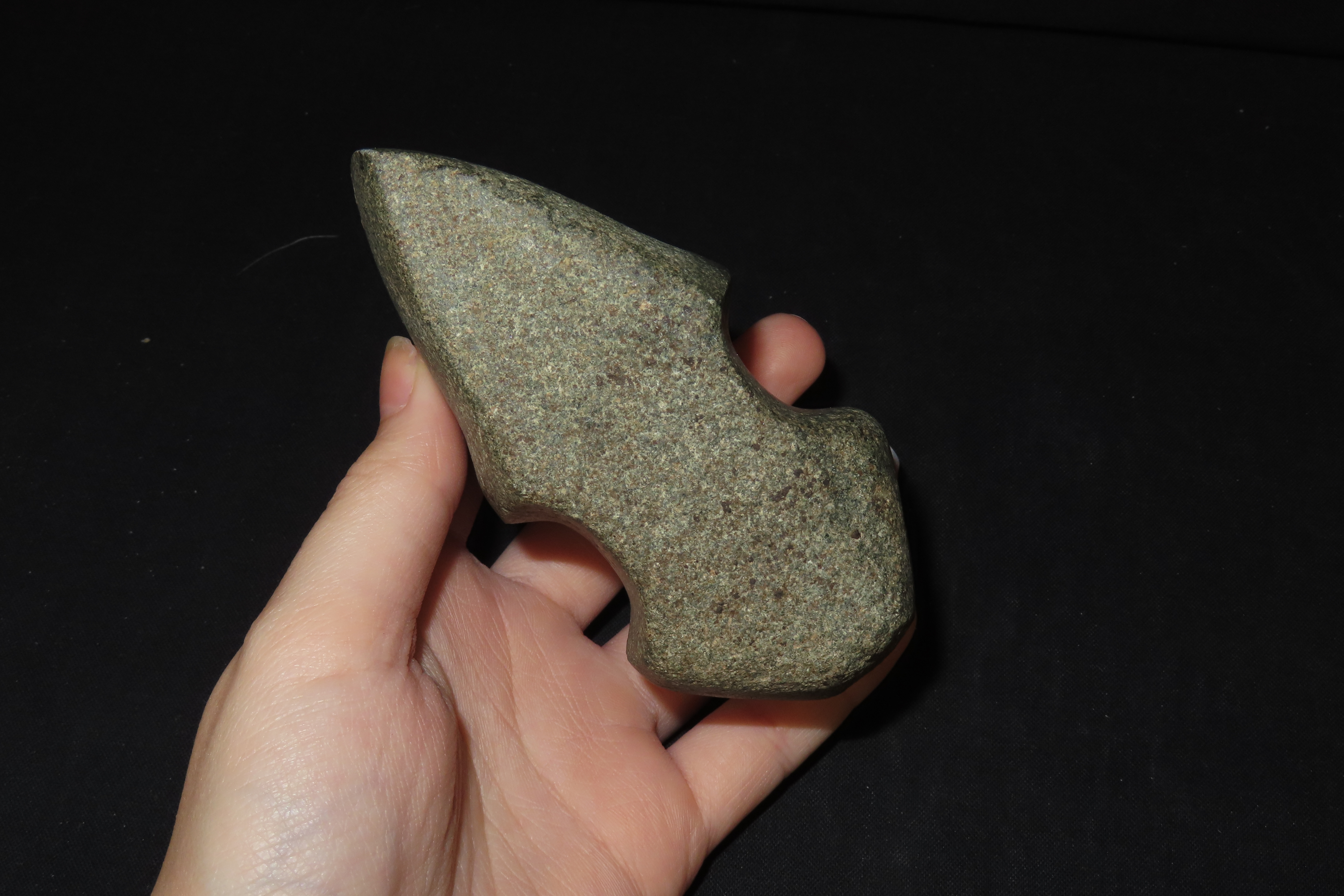 4 5/8" Three Quarter Grooved Axe, Motley & Leithoff COA, Brown Co., Illinois