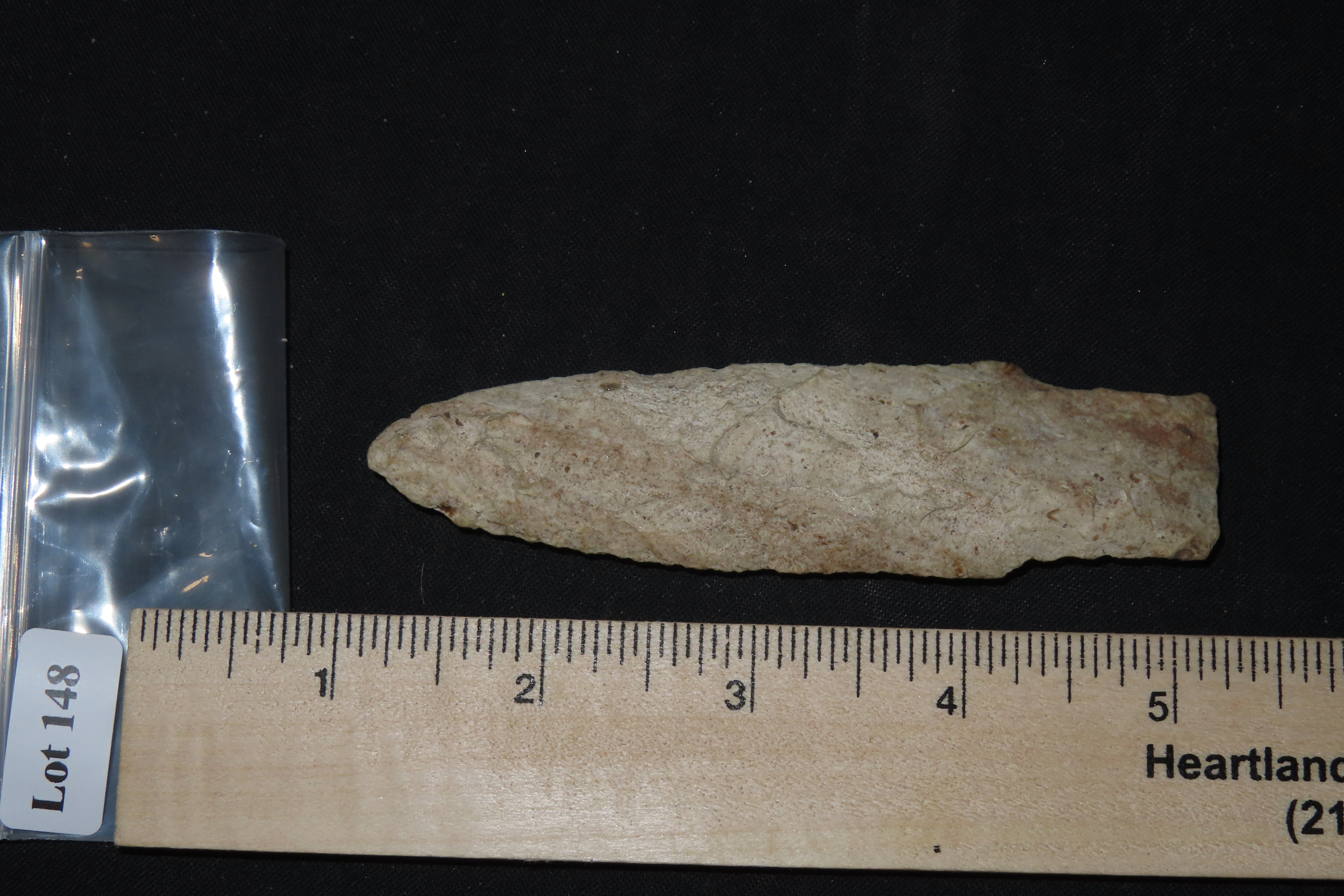 4 1/8" Square Stem Point, Jasper Co., Iowa