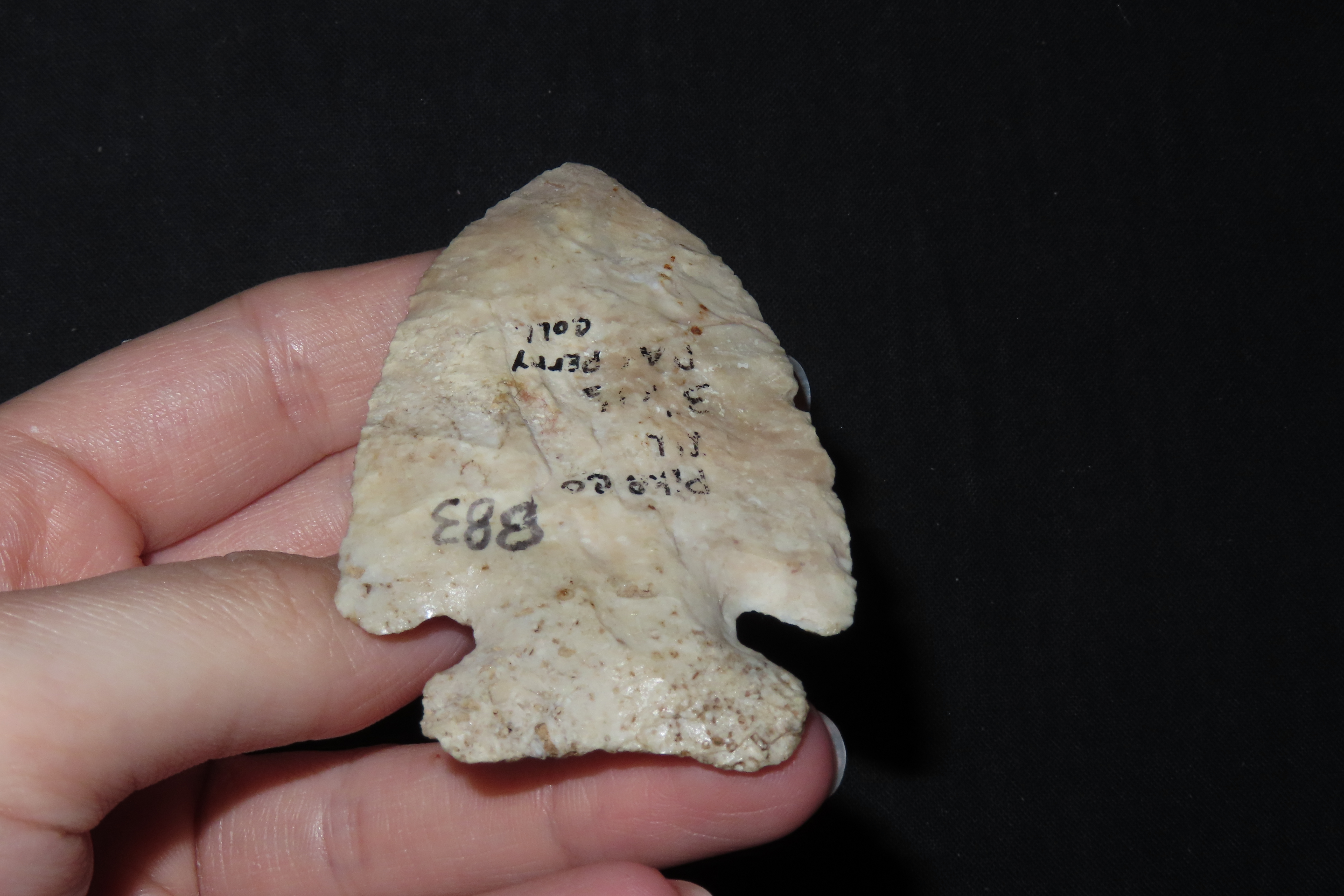3" x 1 13/16" Thebes, Rogers COA, Pike Co., Illinois, Ex. Bill Lyons