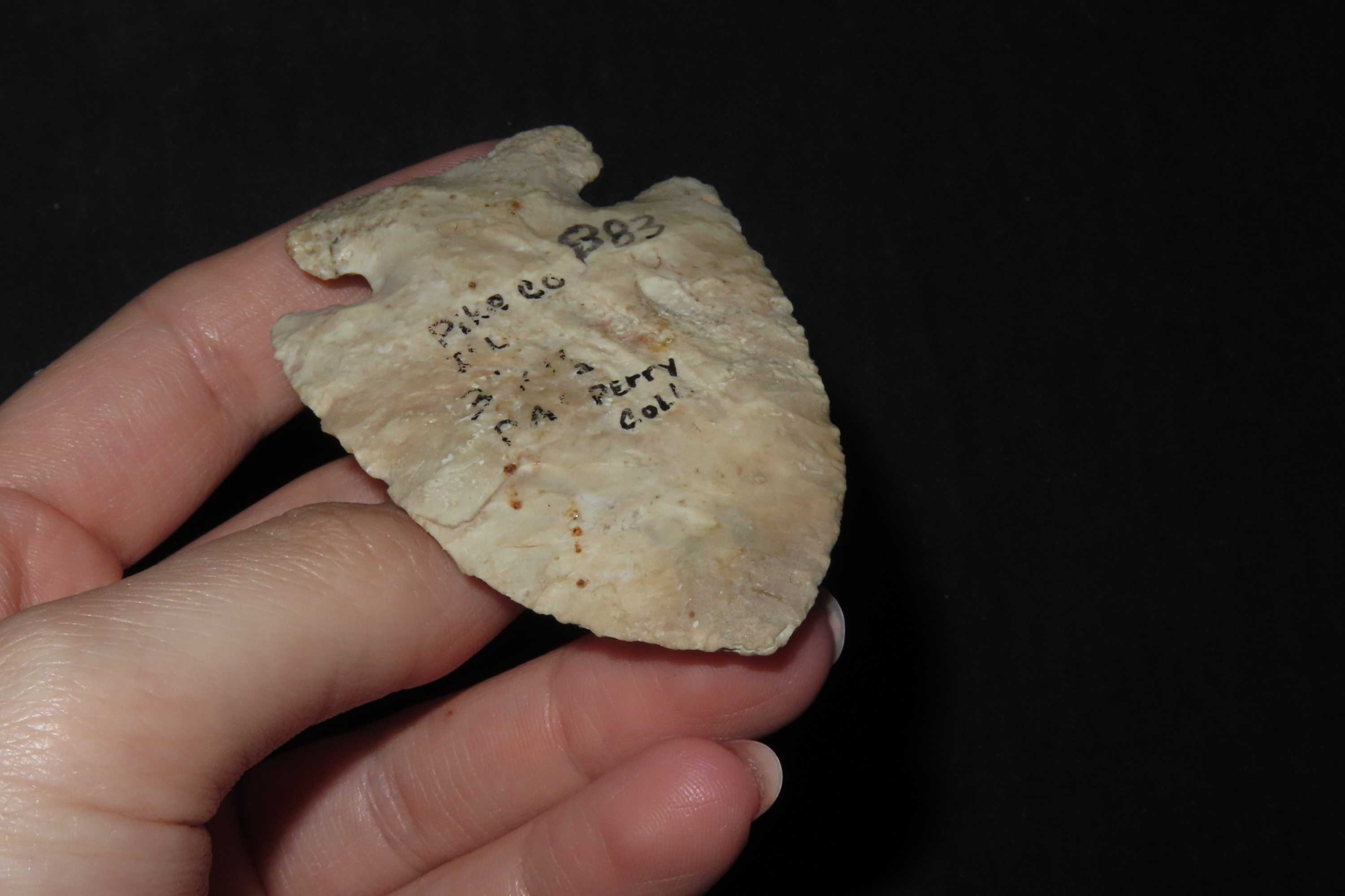 3" x 1 13/16" Thebes, Rogers COA, Pike Co., Illinois, Ex. Bill Lyons