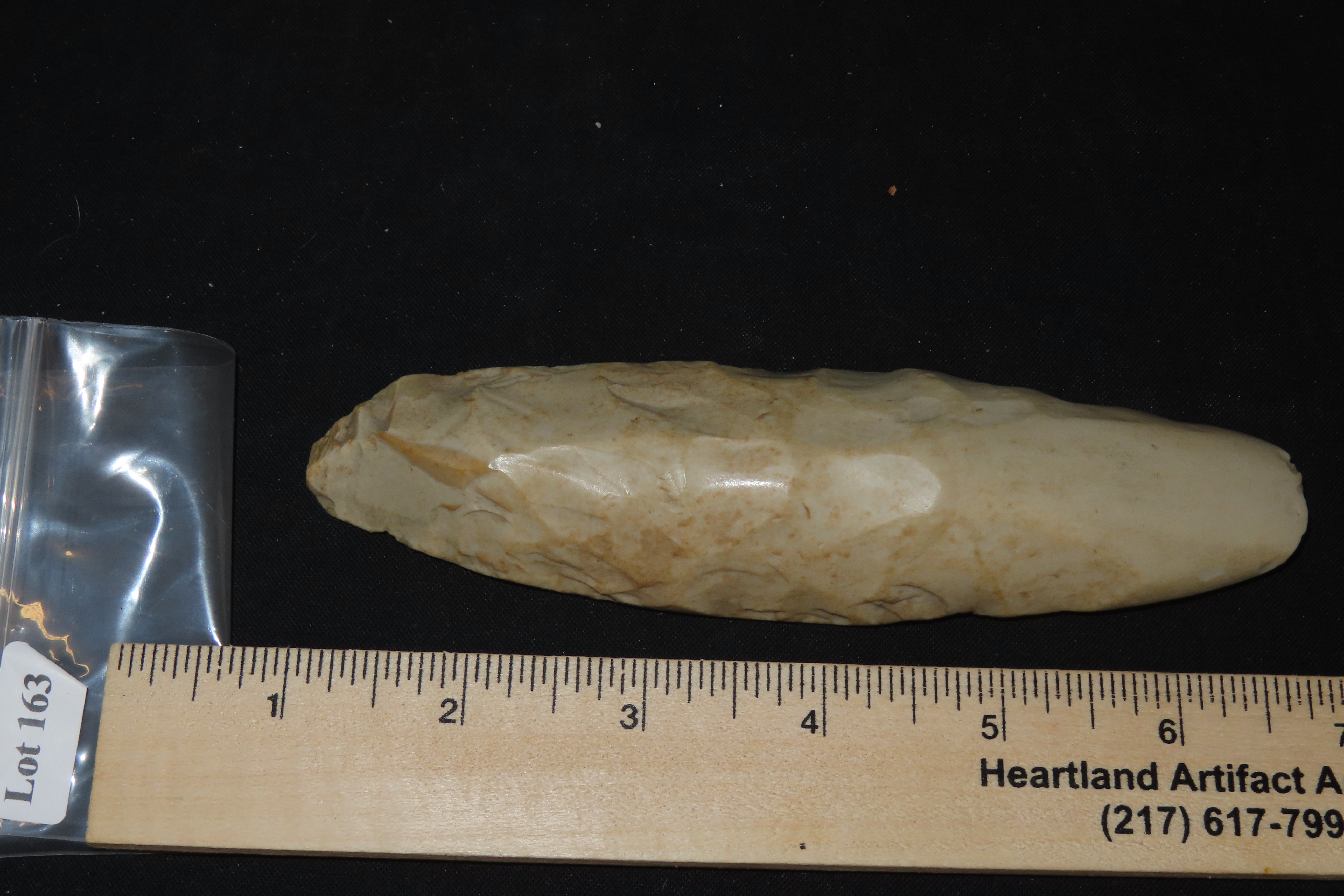 5 3/4" Polished Chisel, Pike Co., Illinois