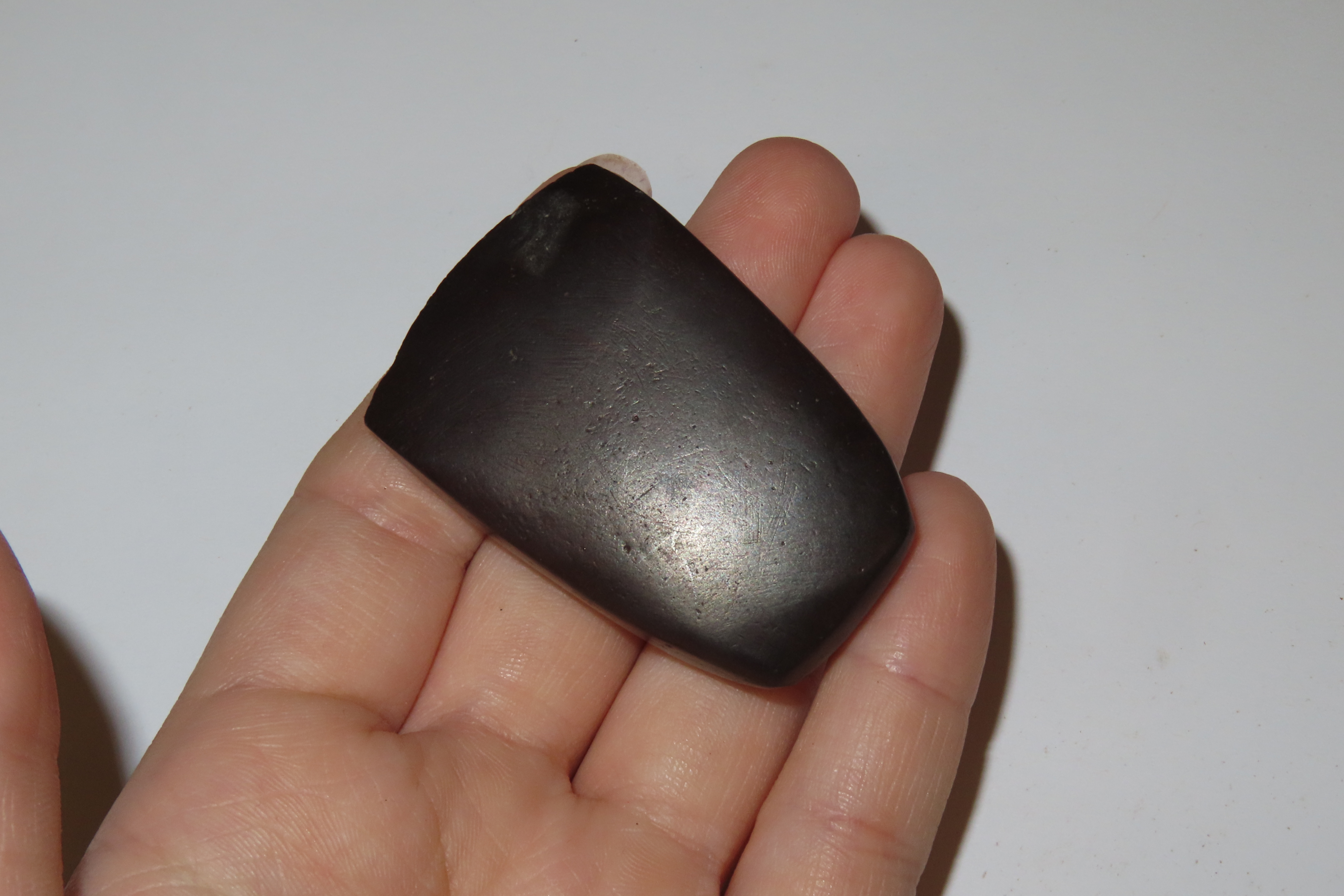 2" Polished Hematite Celt, Lincoln Co., Missouri