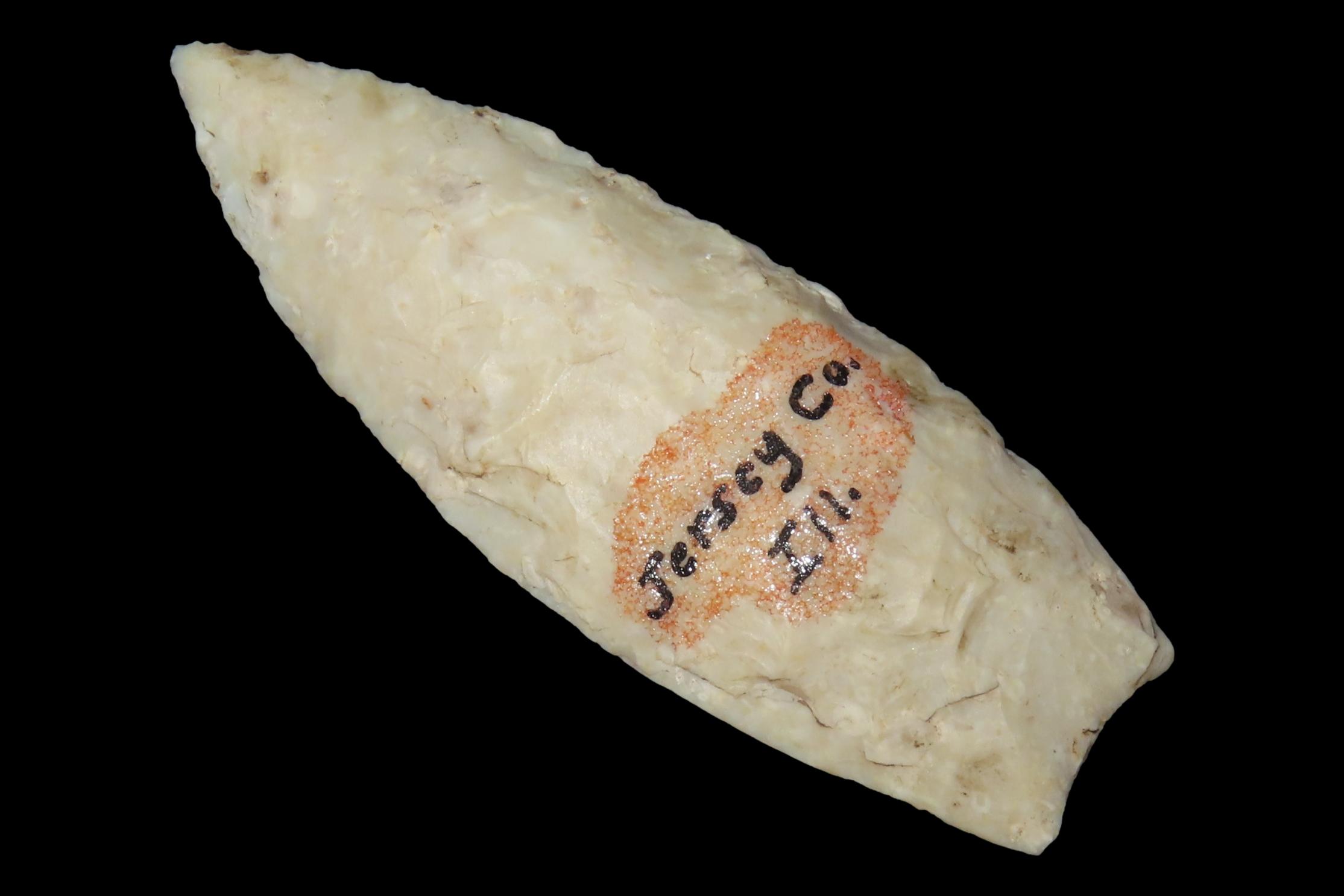 2 3/8" Agate Basin, Motley & Leithoff COA, Jersey Co., Illinois
