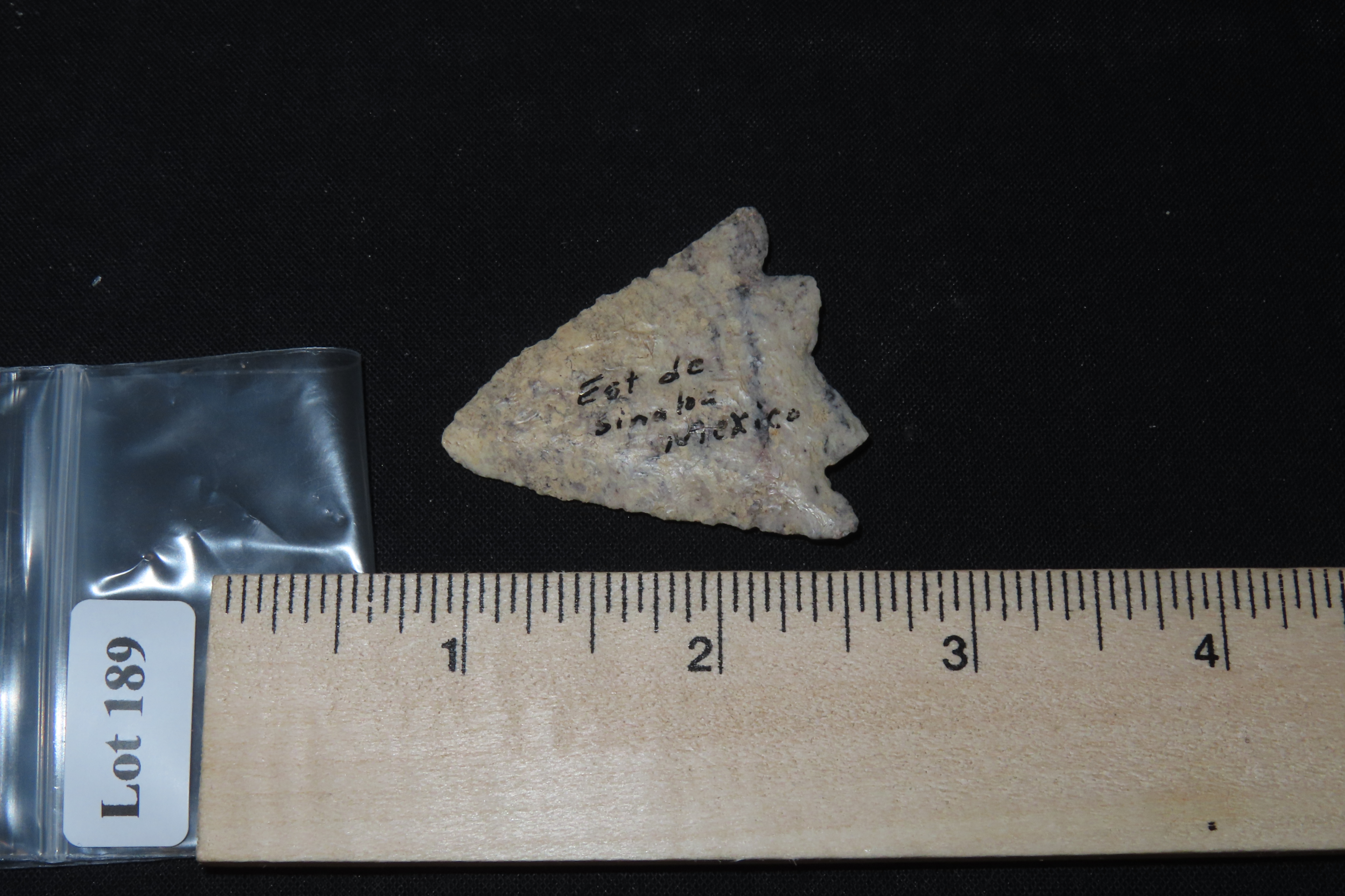 1 3/4" Point, Found Near Sinaloa, Mexico