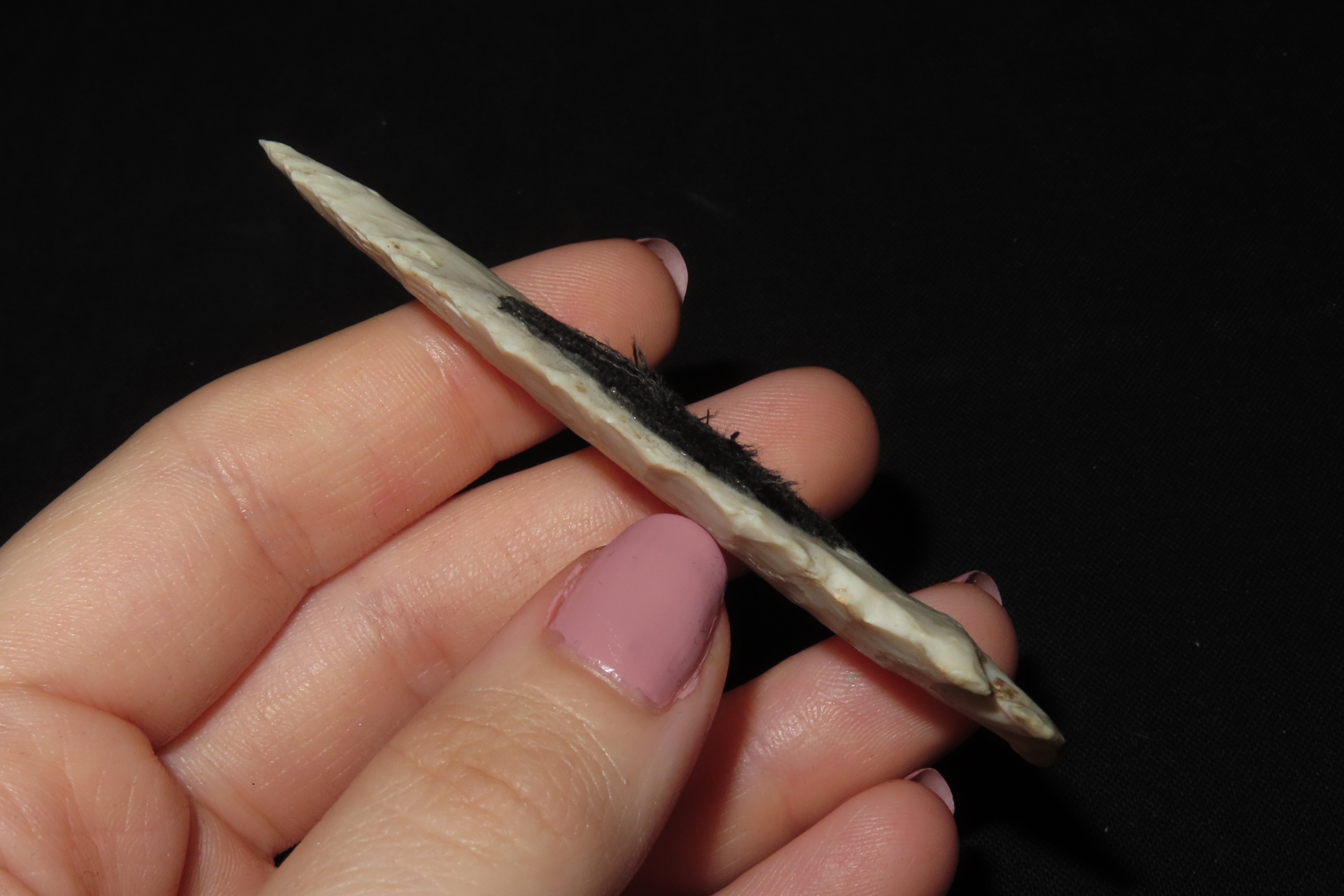 3 1/4" Micro Notch Archaic Point, Jersey Co., Illinois