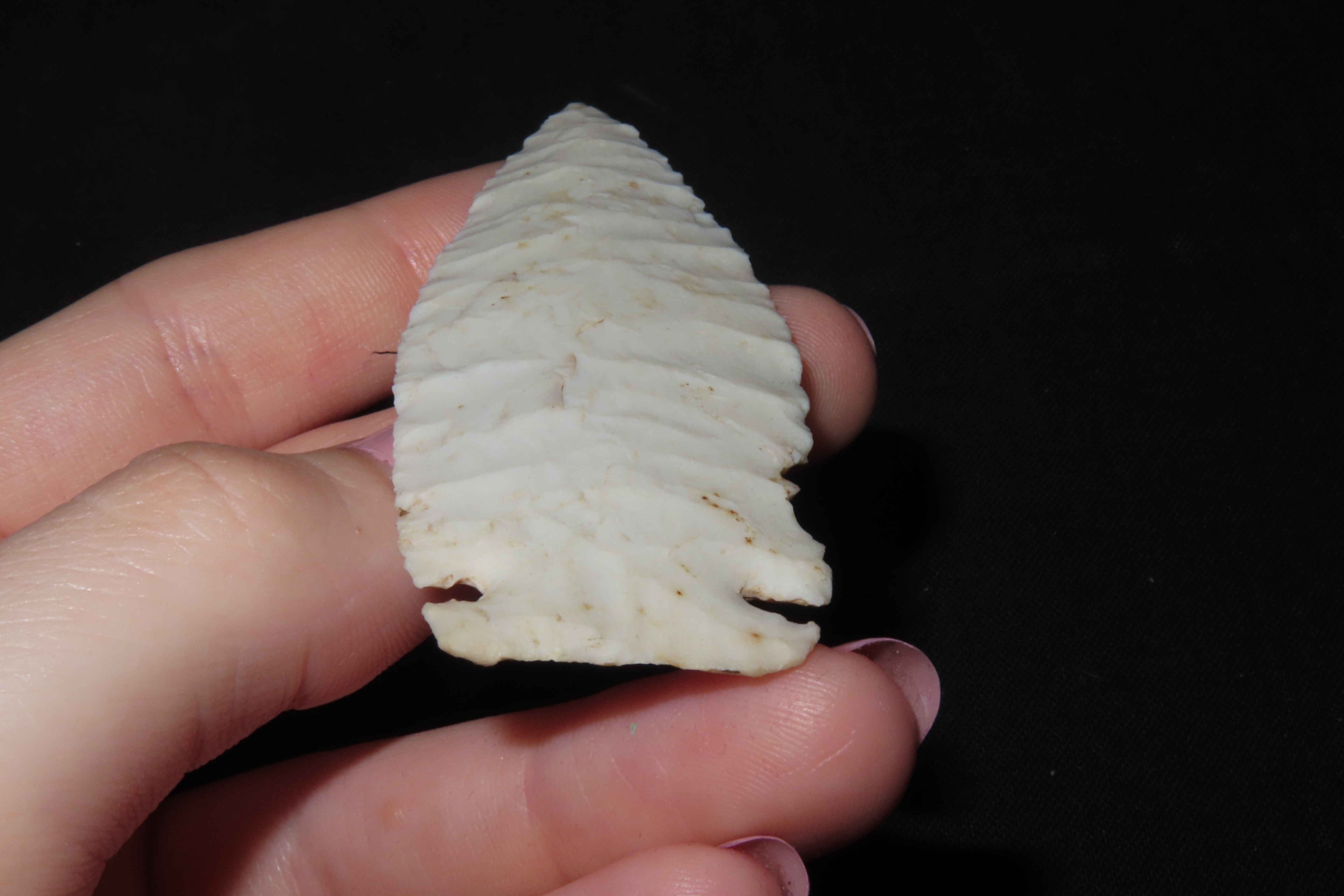 3 1/4" Micro Notch Archaic Point, Jersey Co., Illinois