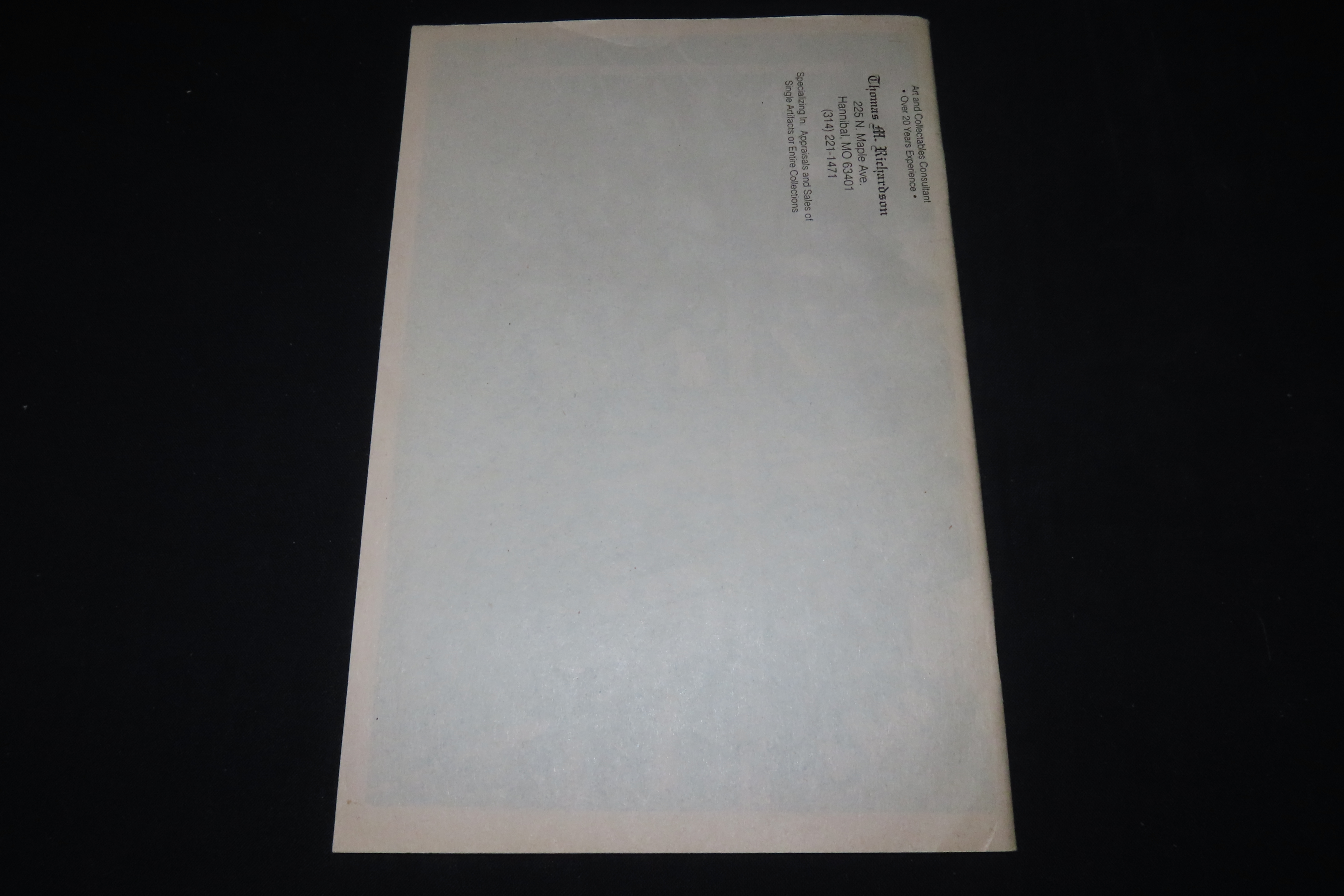 Part 1 and 2 Auction Catalogs from James Reed Auction, 1995