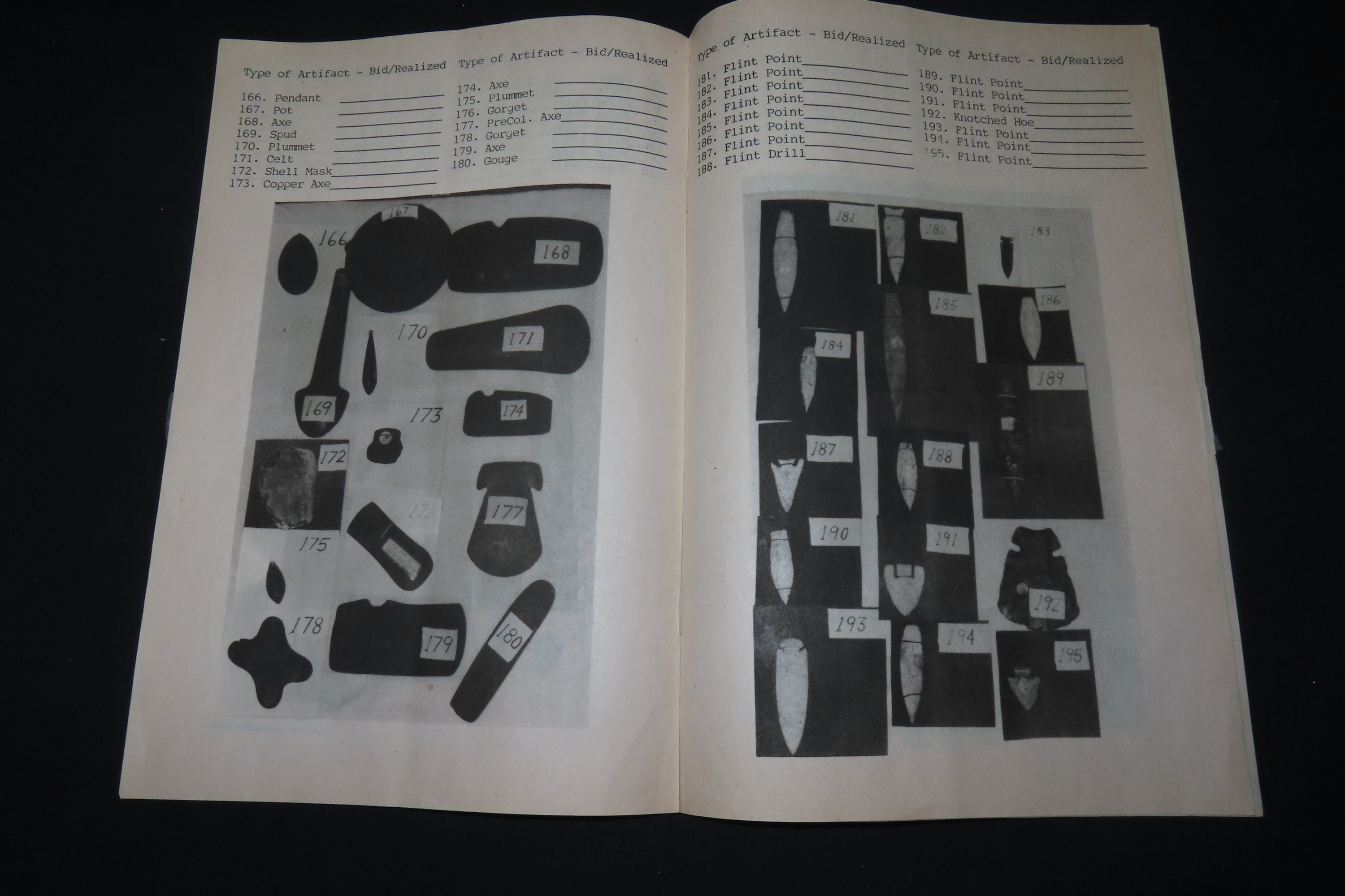 Part 1 and 2 Auction Catalogs from James Reed Auction, 1995