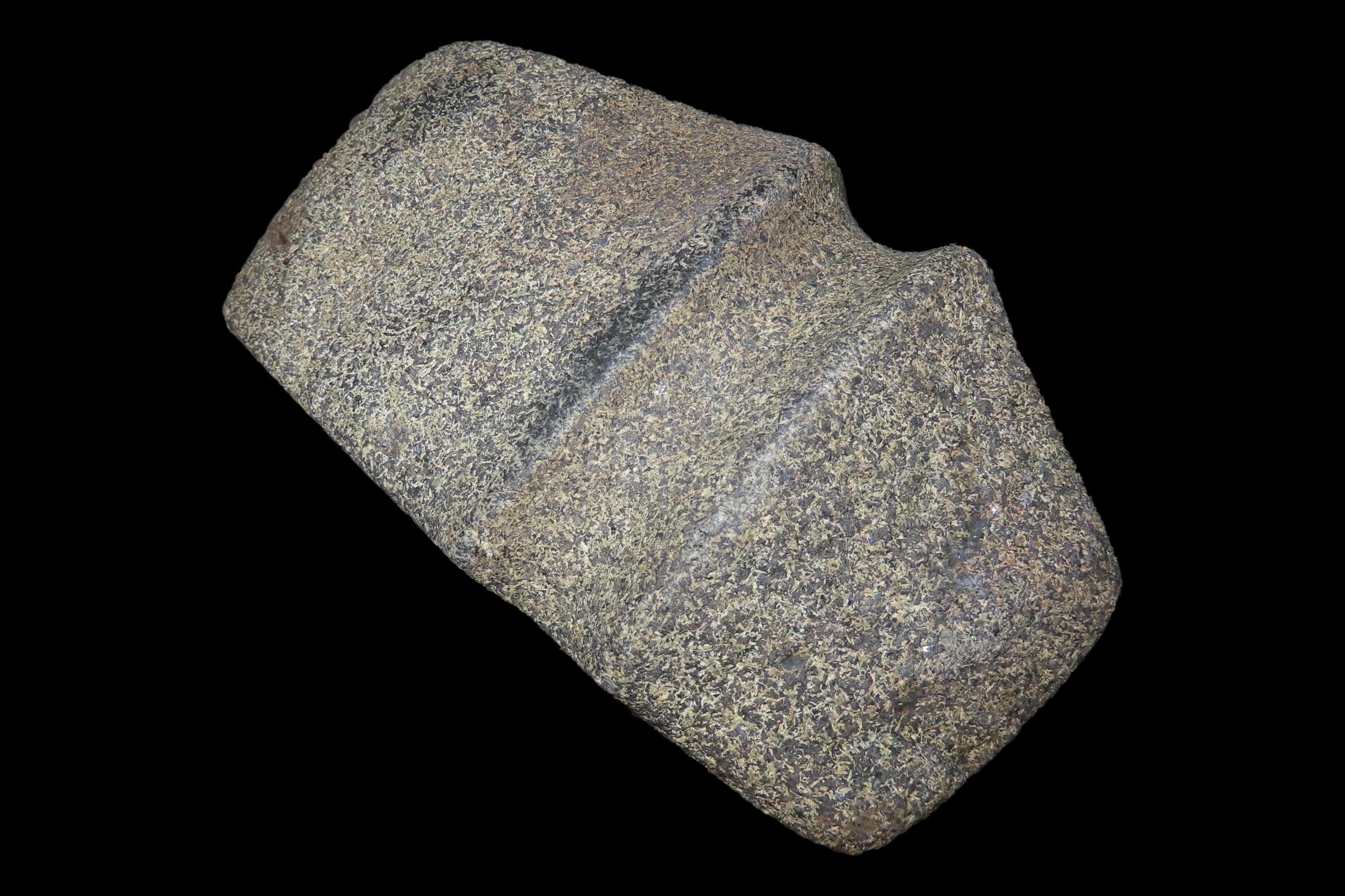 7 3/8" x 3 15/16" Three Quarter Grooved Axe, Dickey COA, Pike Co., Illinois, Pictured in Artifacts of the Midwest III, Page 185, Ex. Bruce F