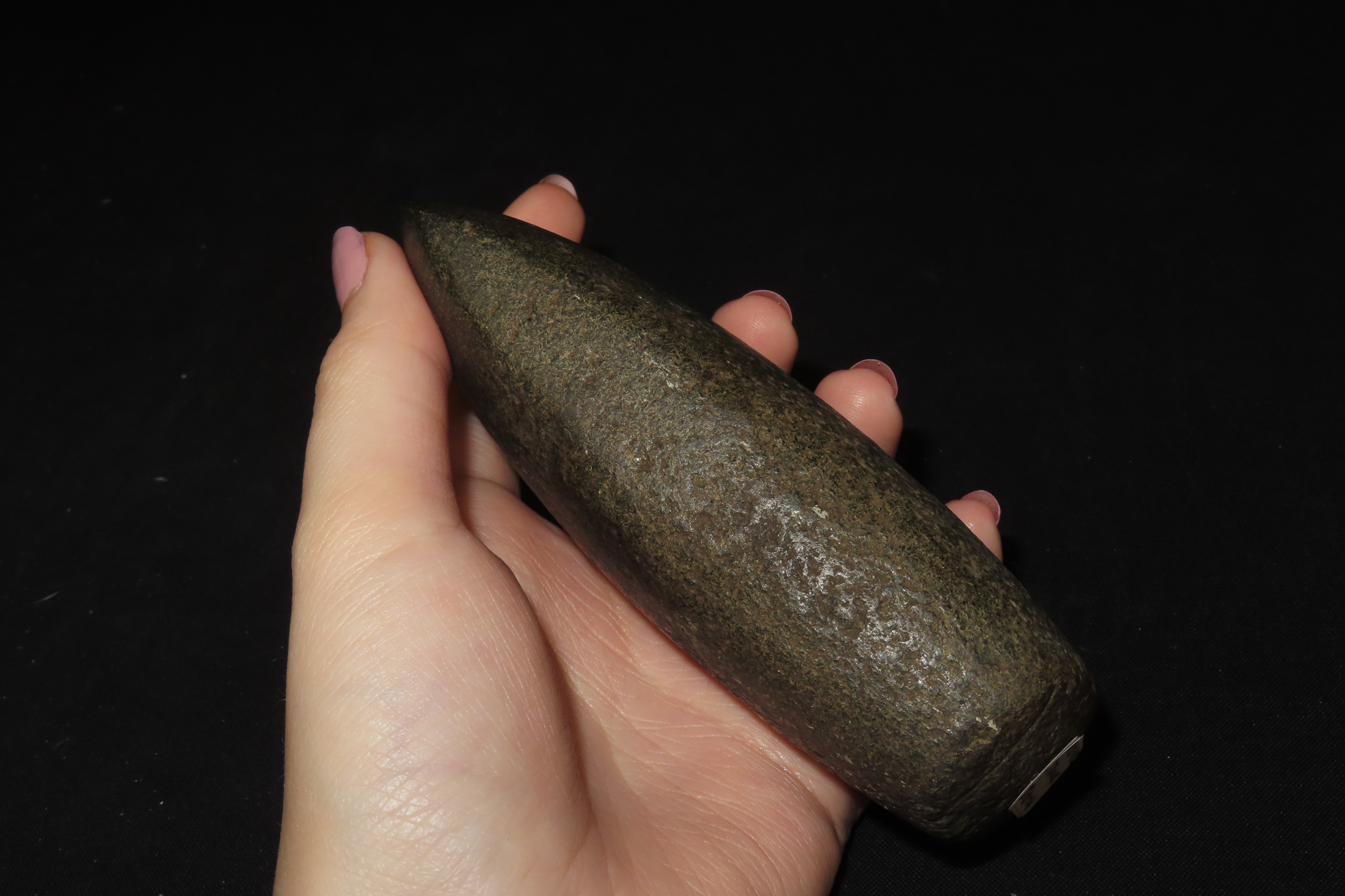 4 3/4" Flared Celt, Dickey COA, Fulton Co., Illinois, Ex. Herb Mangold Collection