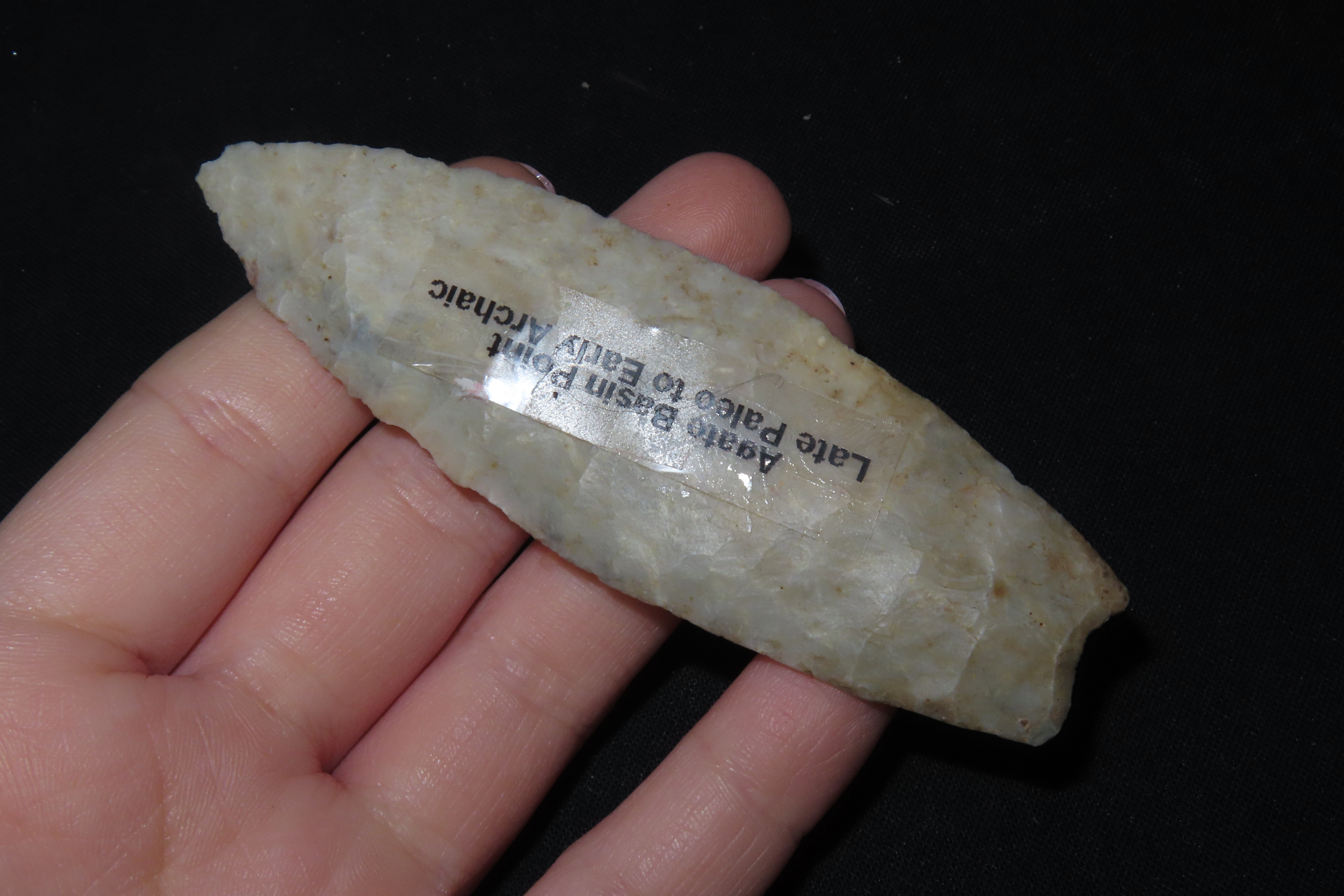 3 5/8" Agate Basin, Motley & Leithoff COA, Schuyler Co., Illinois, Ex. Herb Mangold Collection