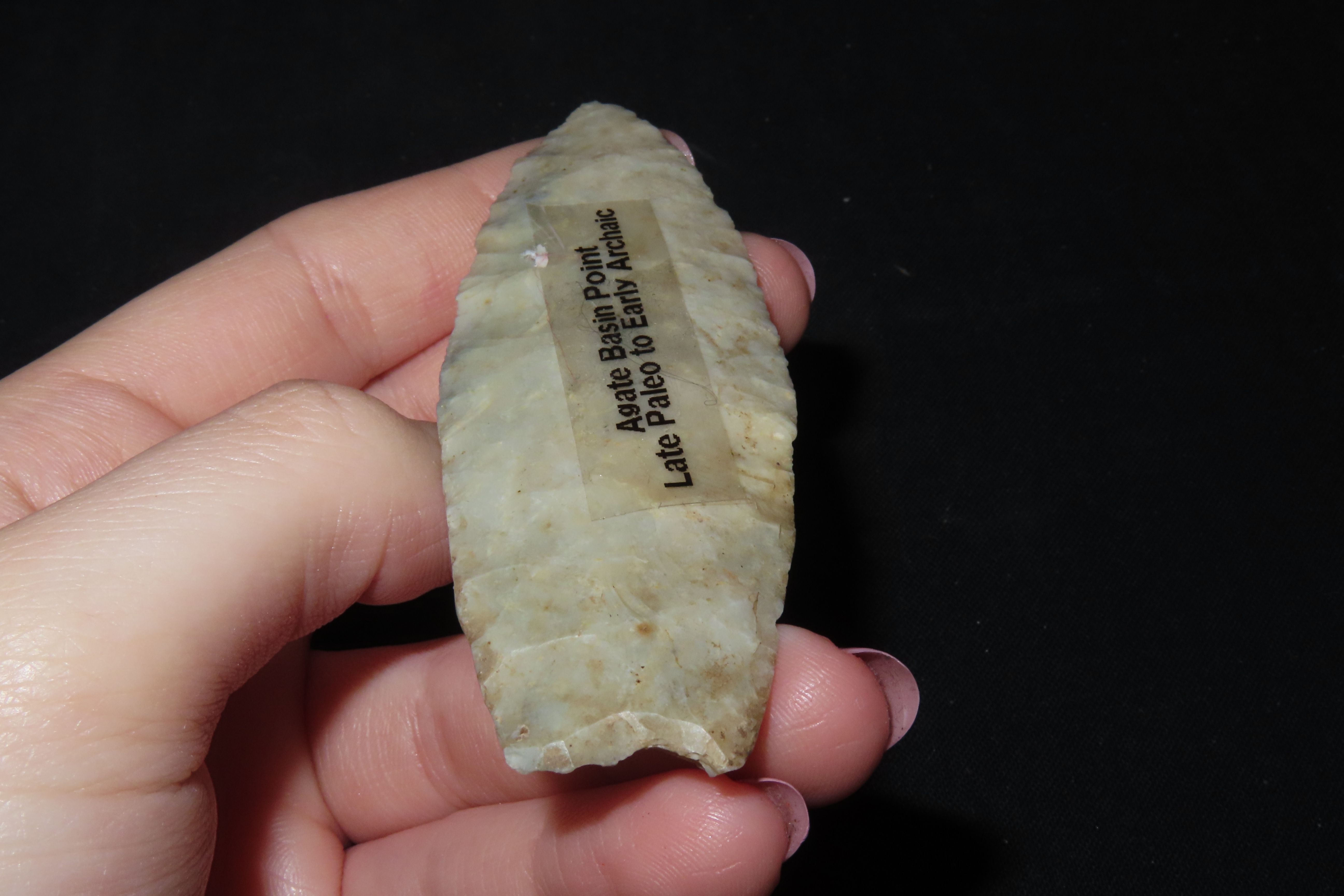 3 5/8" Agate Basin, Motley & Leithoff COA, Schuyler Co., Illinois, Ex. Herb Mangold Collection