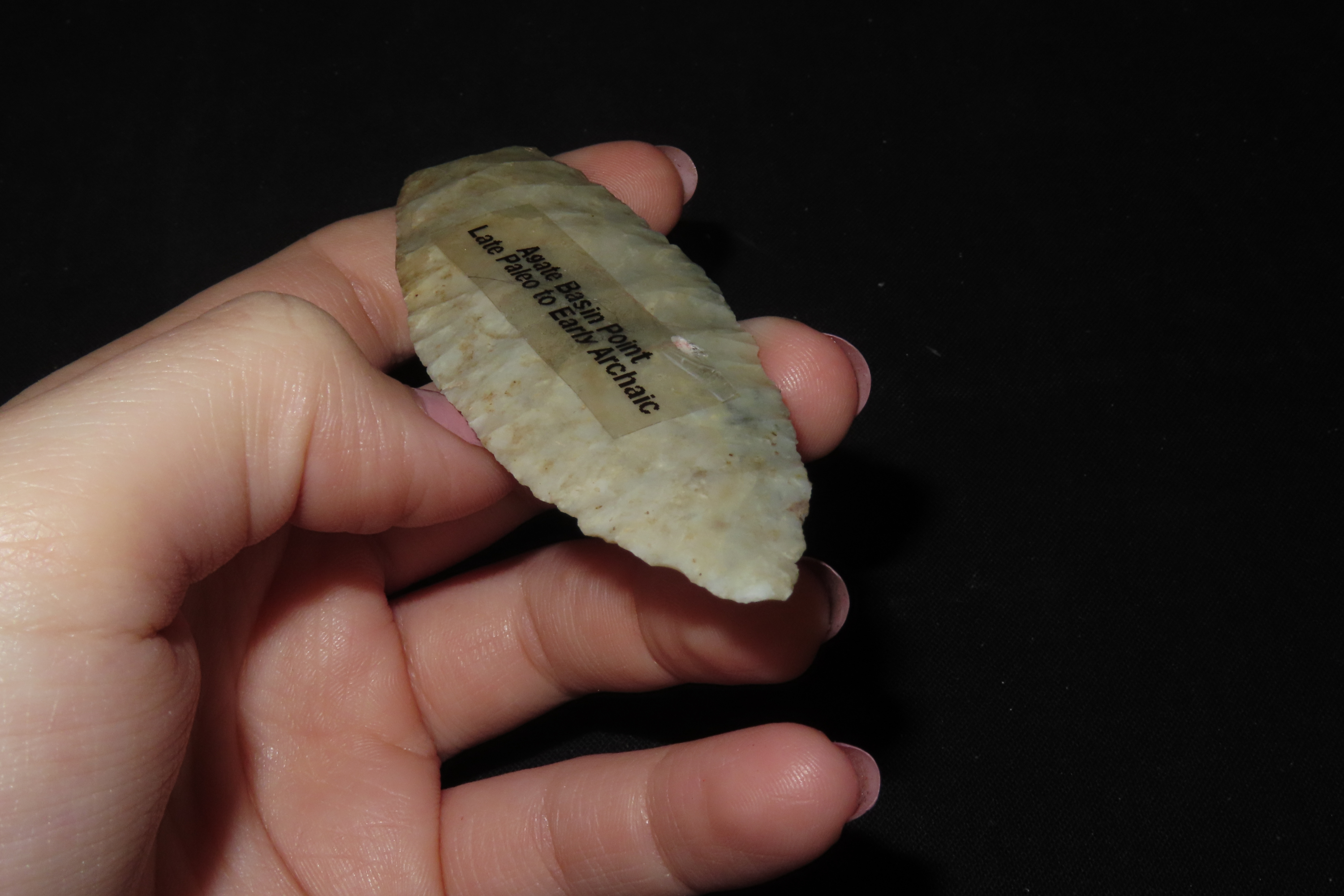 3 5/8" Agate Basin, Motley & Leithoff COA, Schuyler Co., Illinois, Ex. Herb Mangold Collection