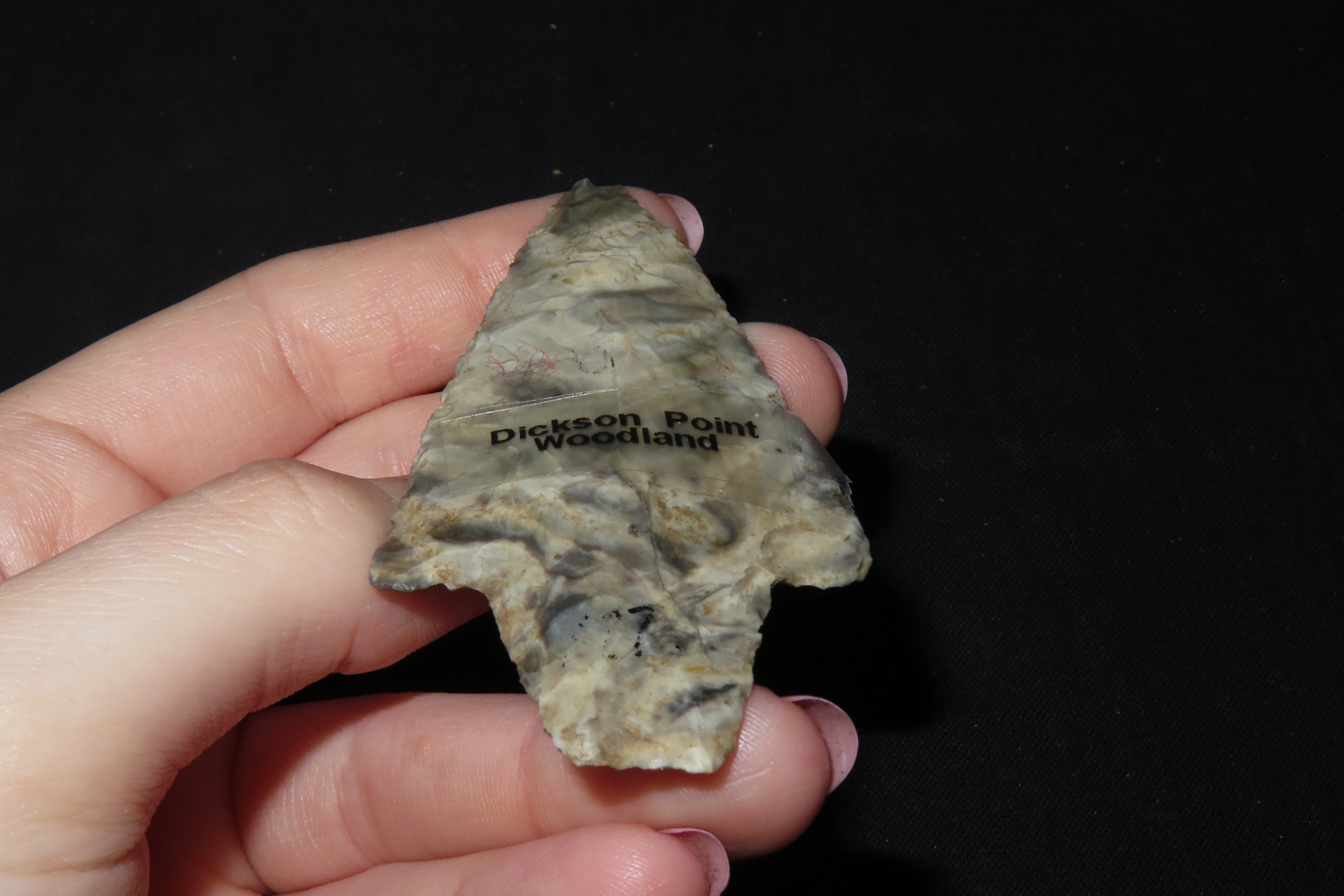 3 1/4" Dickson, Perino COA, Cooper Co., Missouri, Ex. Herb Mangold Collection
