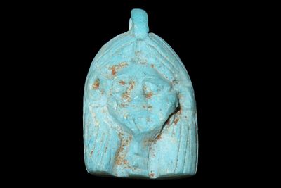 1" Egyptian Goddess Hathor Amulet, Representing Wealth