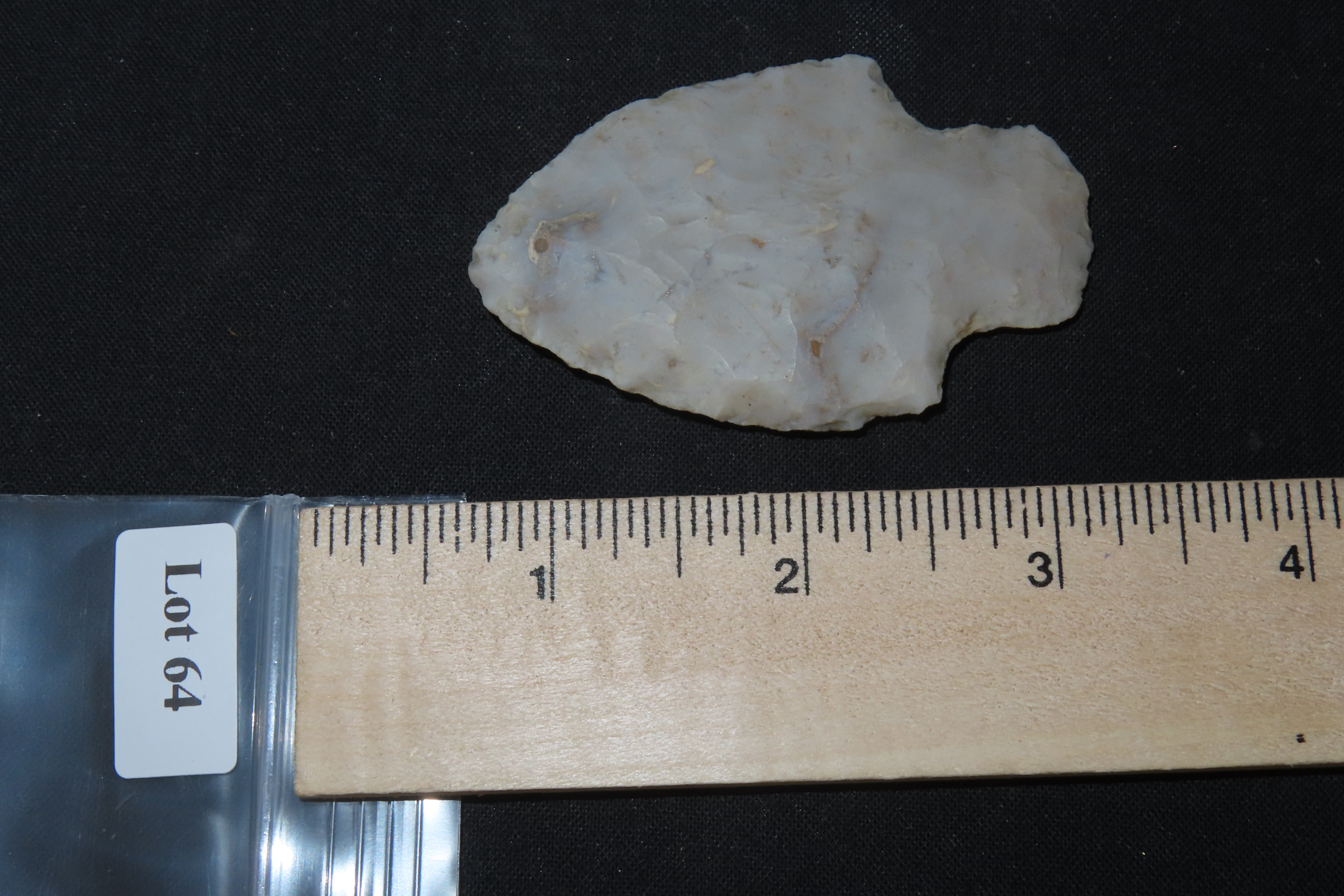 2 5/8" Flint Ridge Adena, Central Ohio, Ex. Jim Bennett Auction