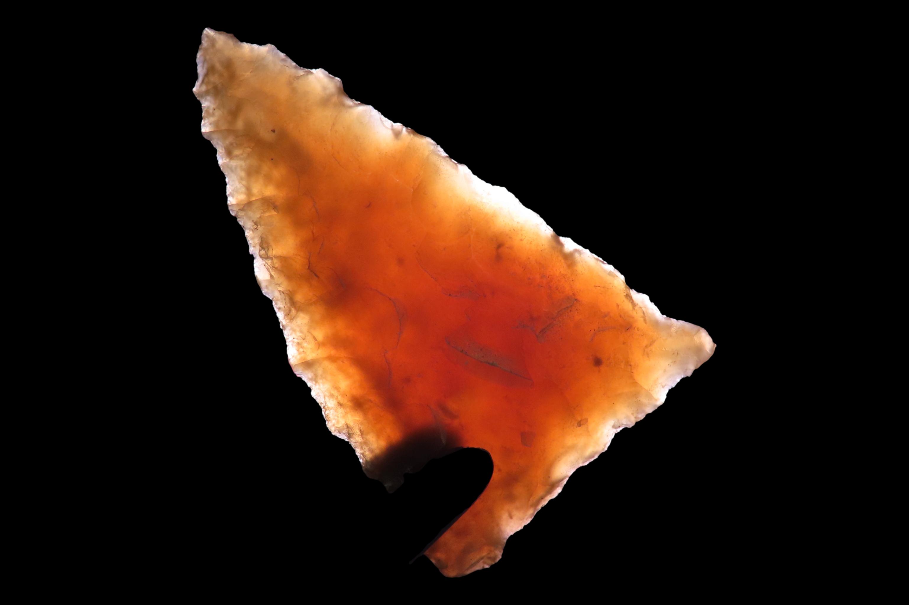 1 5/8" Knife River Triangular Point, Minnesota